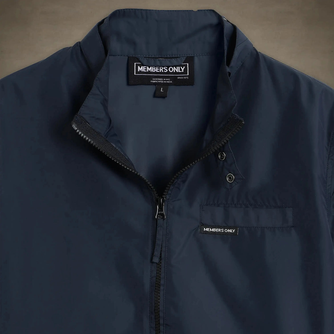 members only packable mens navy windbreaker jacket for travel