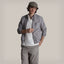 Men's Windbreaker Packable Jacket Members Only® Light Grey Small 