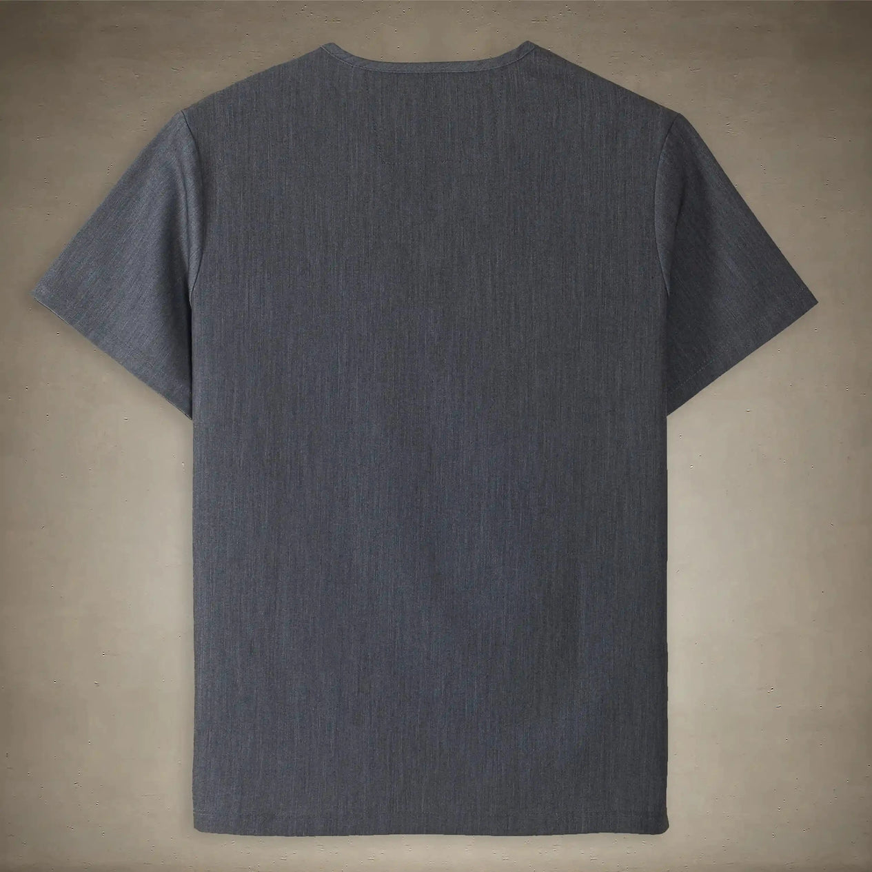 Members Only Brighton 2-Pocket Mens Scrubs Top for hospital uniforms Grey Small