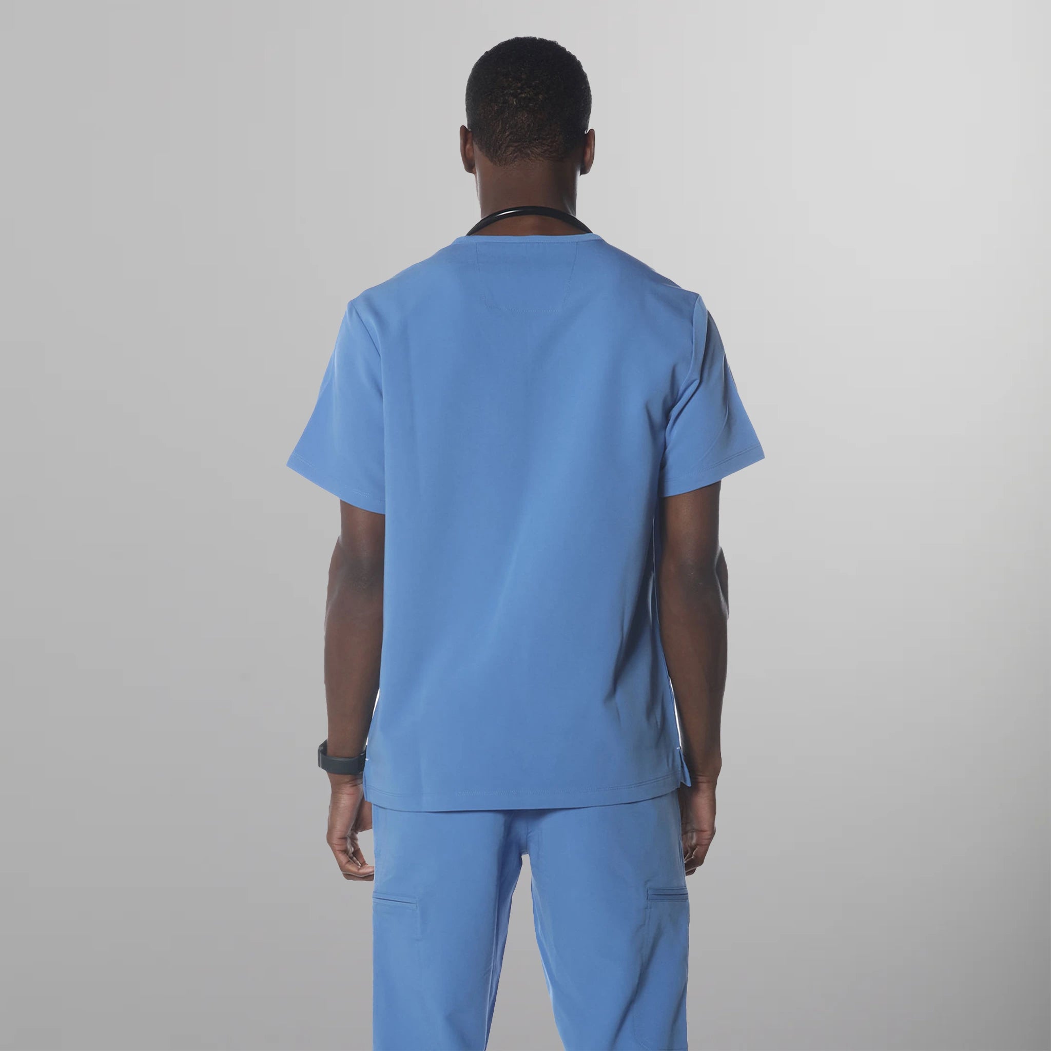 Brighton 3-Pocket Scrub Top Mens Scrub Top Members Only 