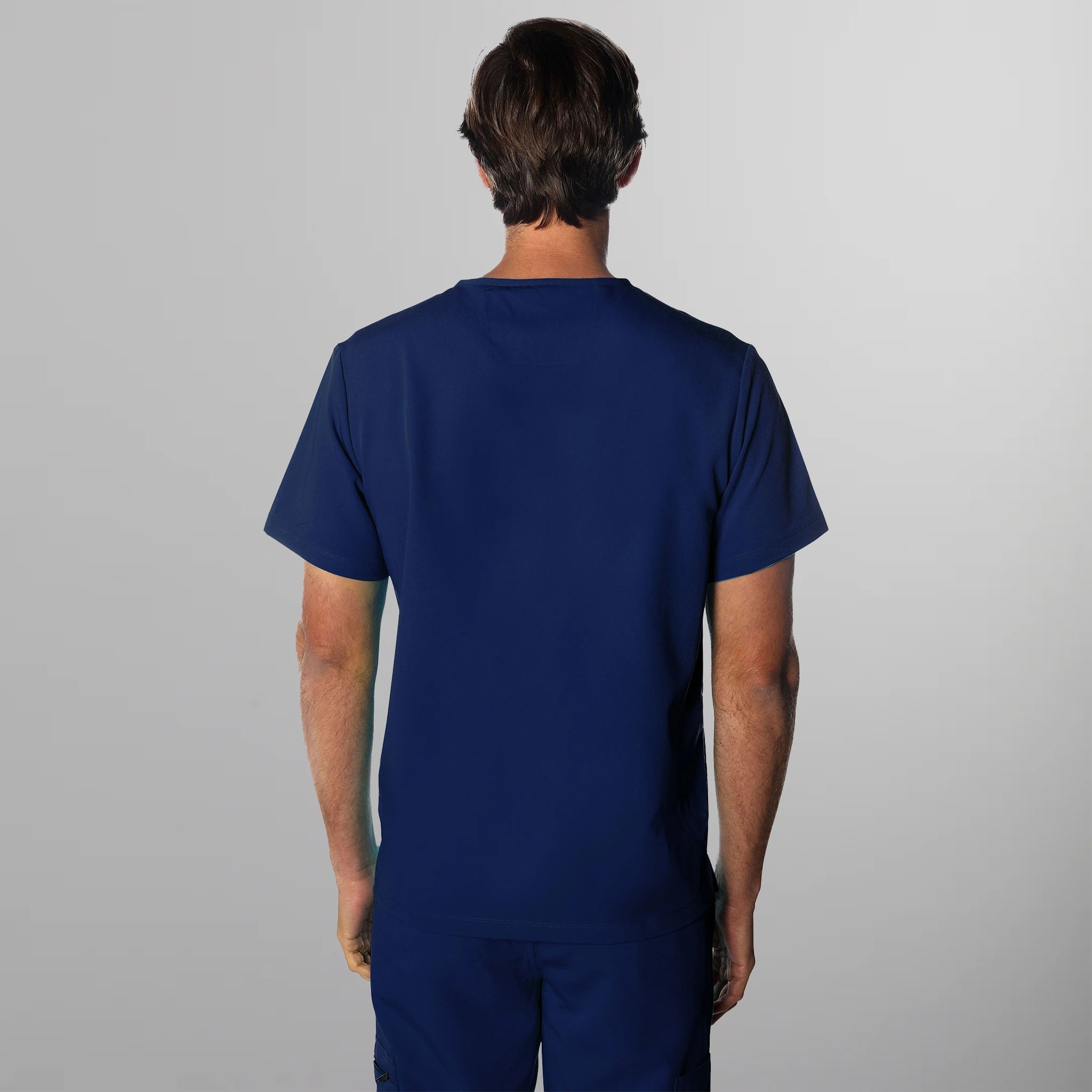 Brighton 3-Pocket Scrub Top Mens Scrub Top Members Only 