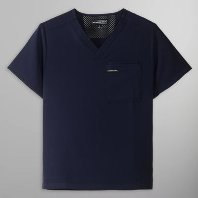 Brighton 3-Pocket Scrub Top Mens Scrub Top Members Only | Navy