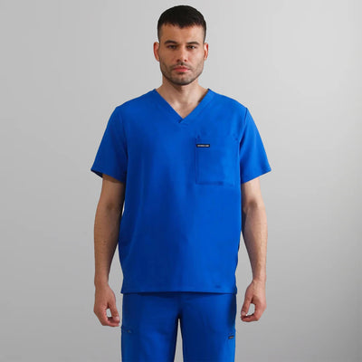 Brighton 3-Pocket Scrub Top Mens Scrub Top Members Only