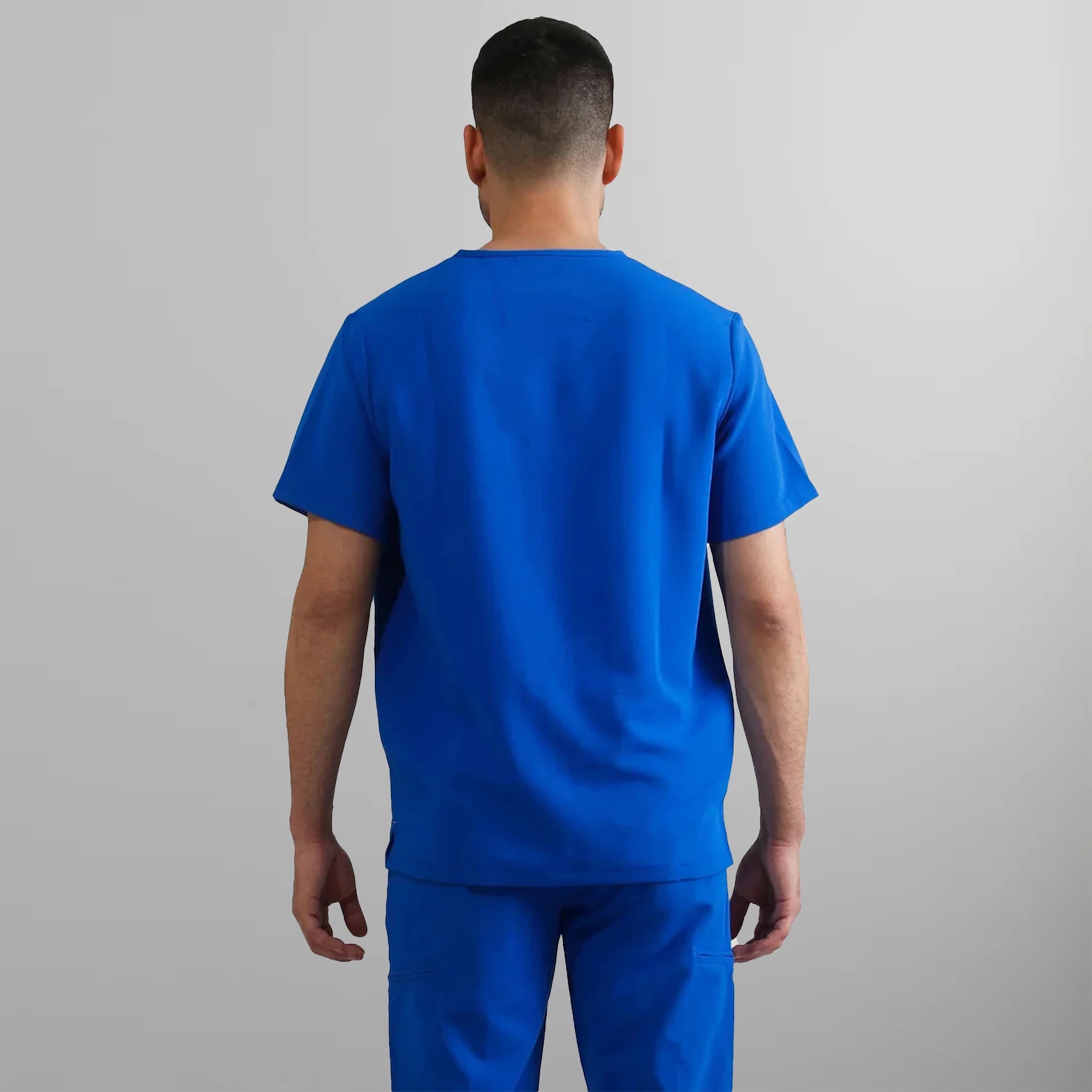 Brighton 3-Pocket Scrub Top Mens Scrub Top Members Only 