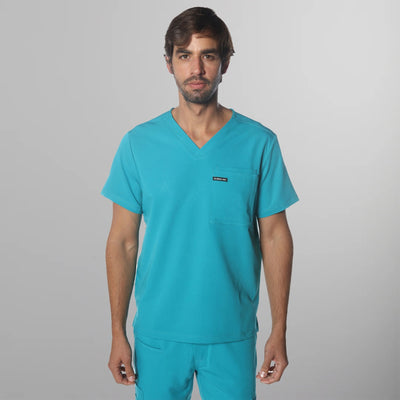 Brighton 3-Pocket Scrub Top Mens Scrub Top Members Only 