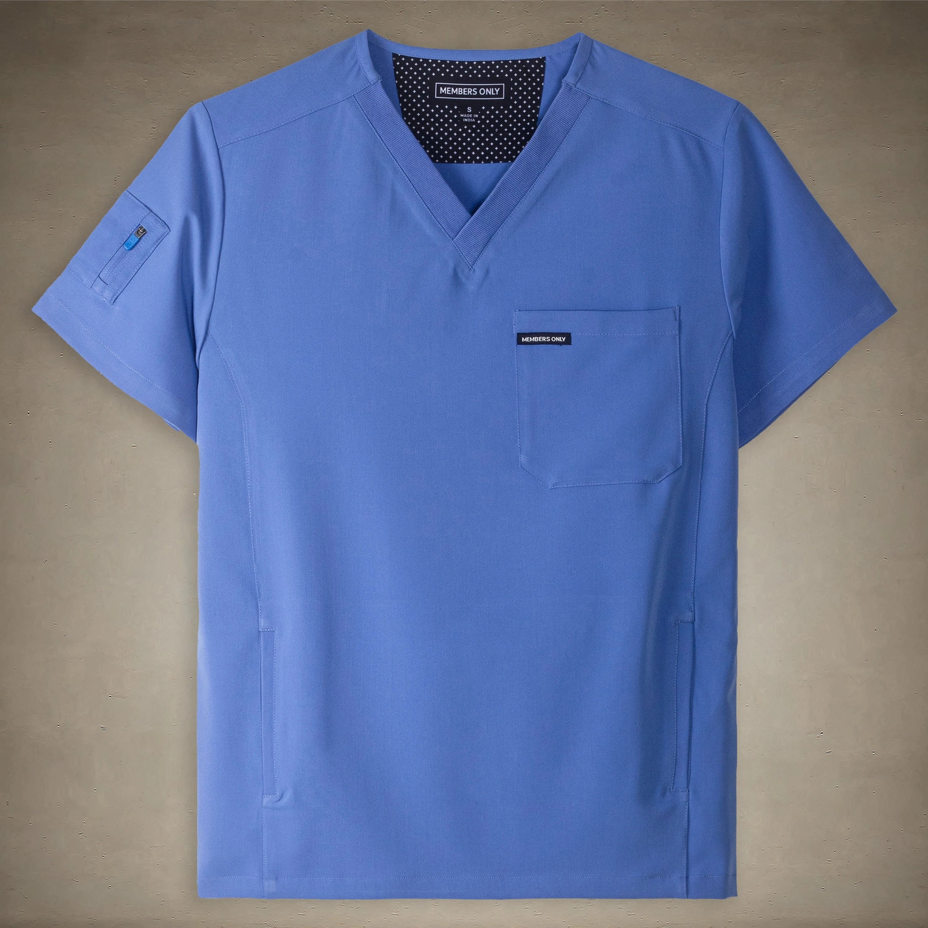 Manchester 3-Pocket Scrub Top Mens Scrub Top Members Only® 