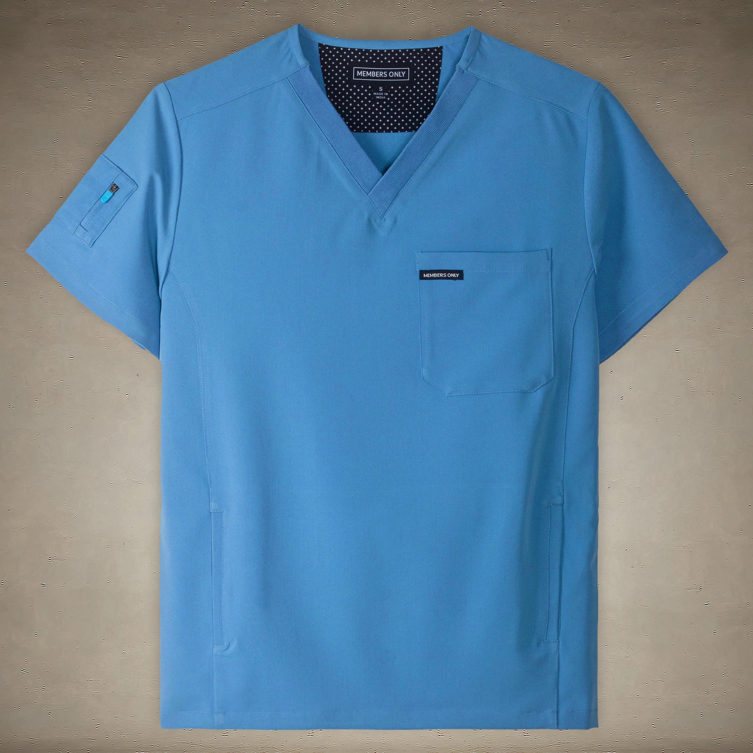 Manchester 3-Pocket Scrub Top Mens Scrub Top Members Only® 