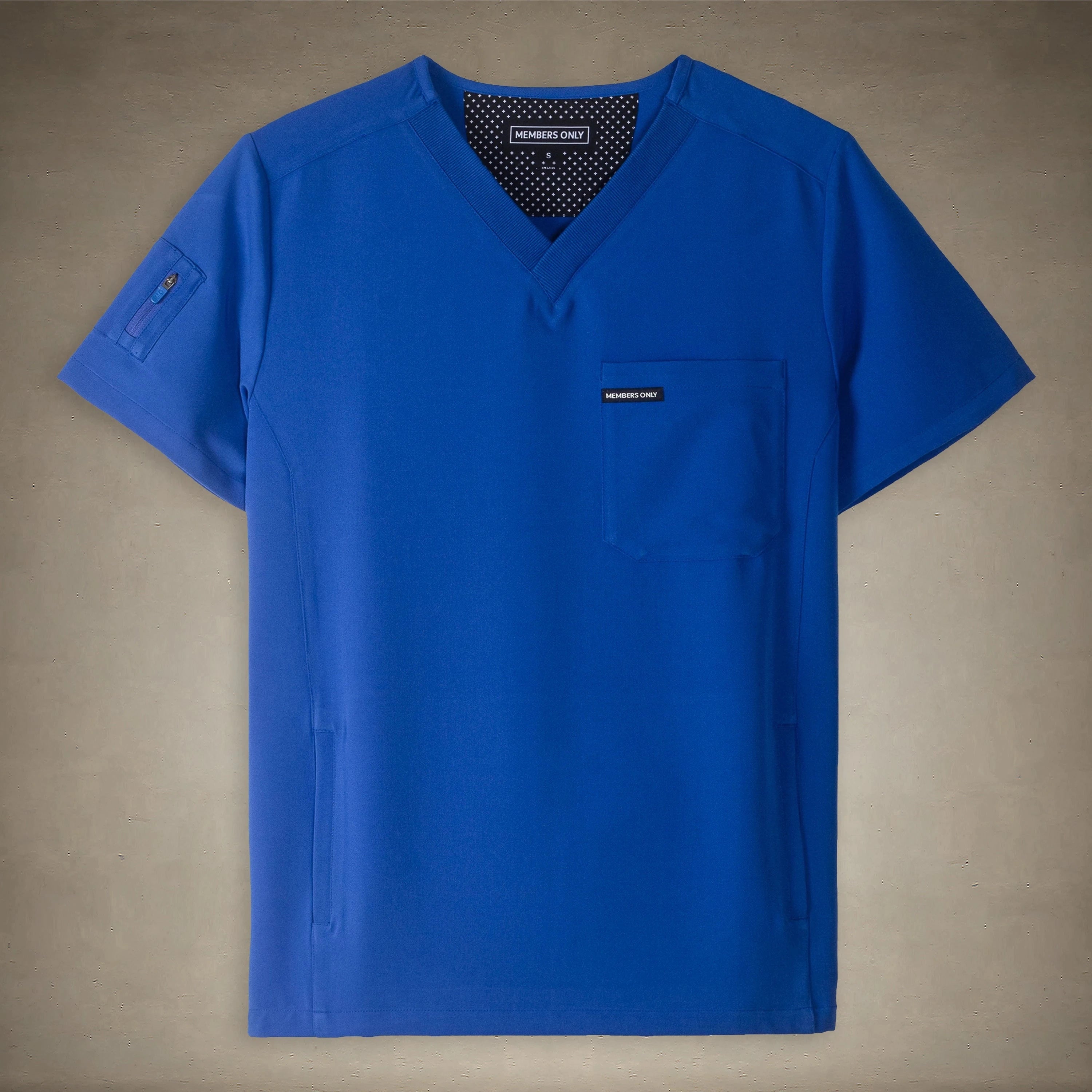 Manchester 3-Pocket Scrub Top Mens Scrub Top Members Only® 