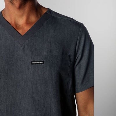 Manchester 3-Pocket Scrub Top Mens Scrub Top Members Only | Graphite