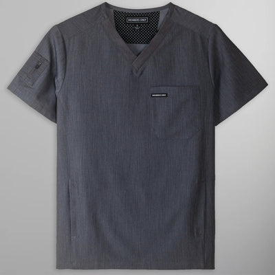 Manchester 3-Pocket Scrub Top Mens Scrub Top Members Only | Graphite