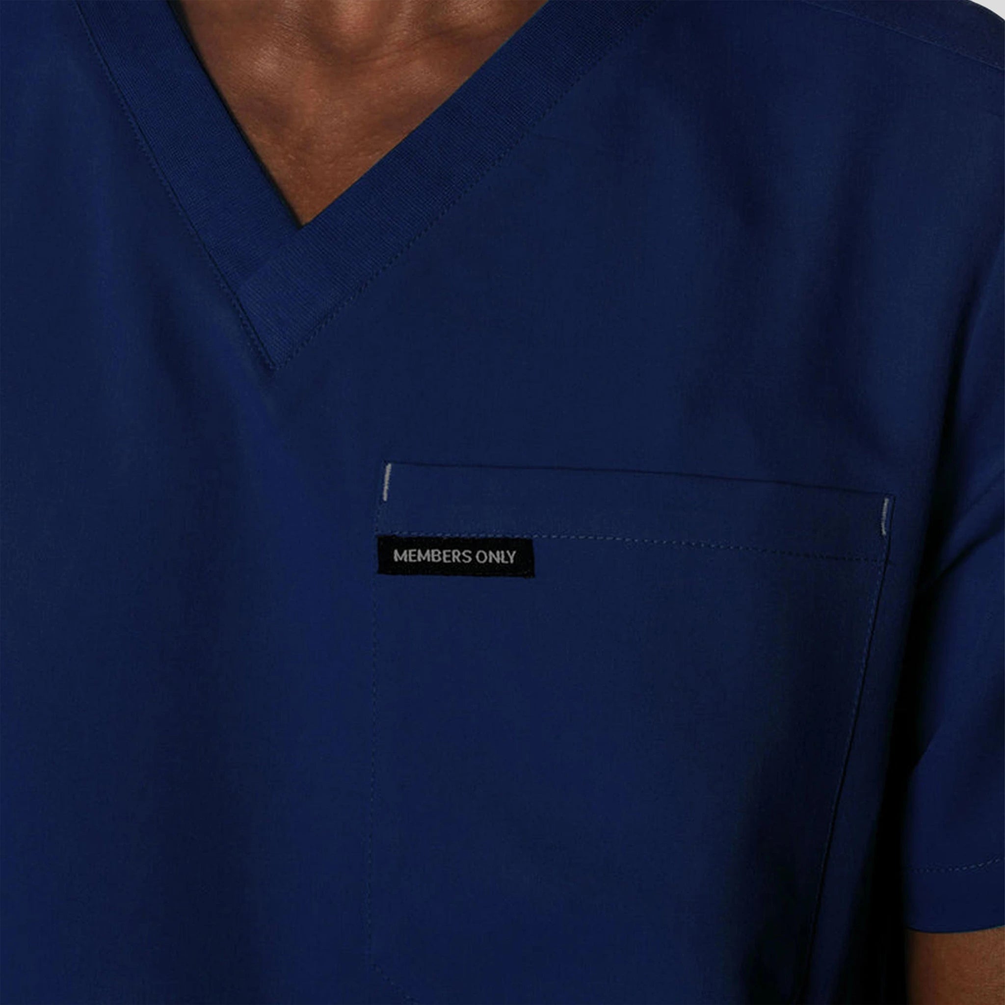 Manchester 3-Pocket Scrub Top Mens Scrub Top Members Only 