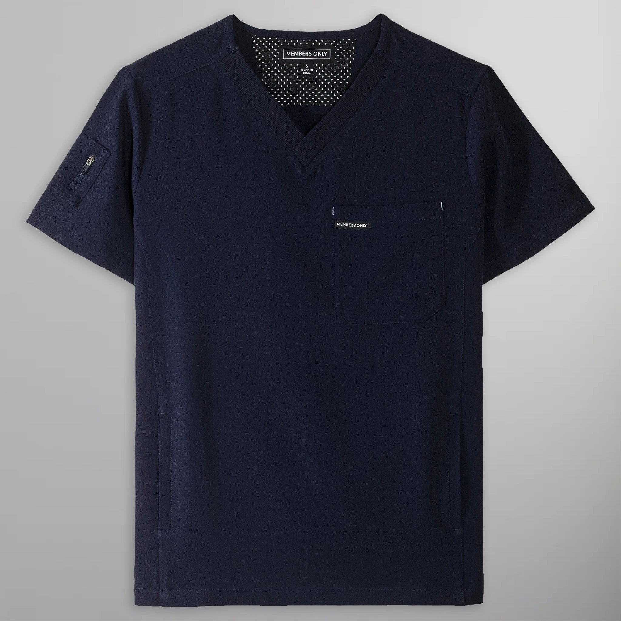 Manchester 3-Pocket Scrub Top Mens Scrub Top Members Only 