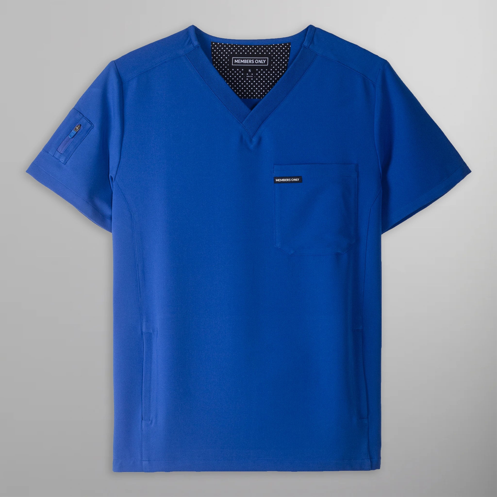 Manchester 3-Pocket Scrub Top Mens Scrub Top Members Only 