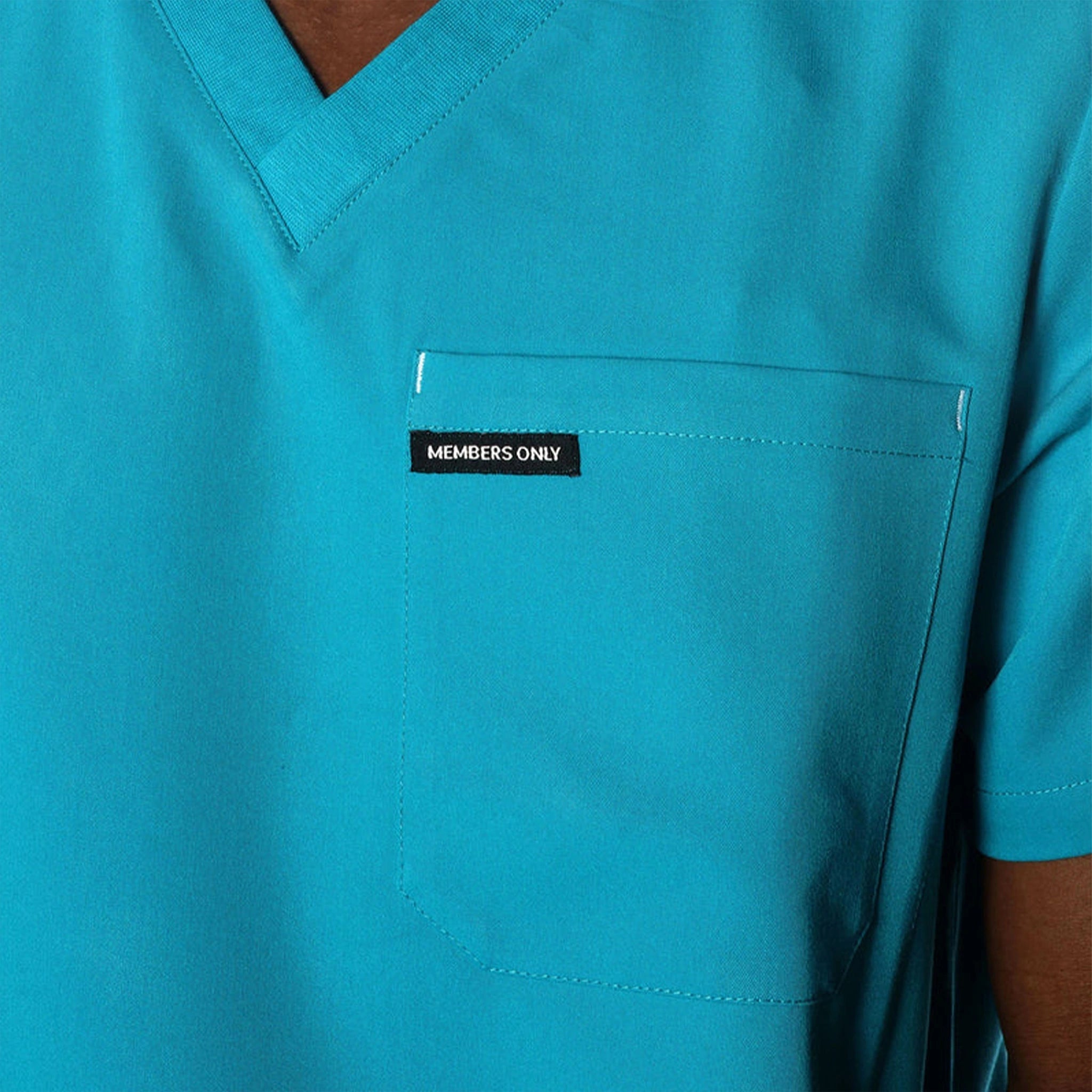 Manchester 3-Pocket Scrub Top Mens Scrub Top Members Only 