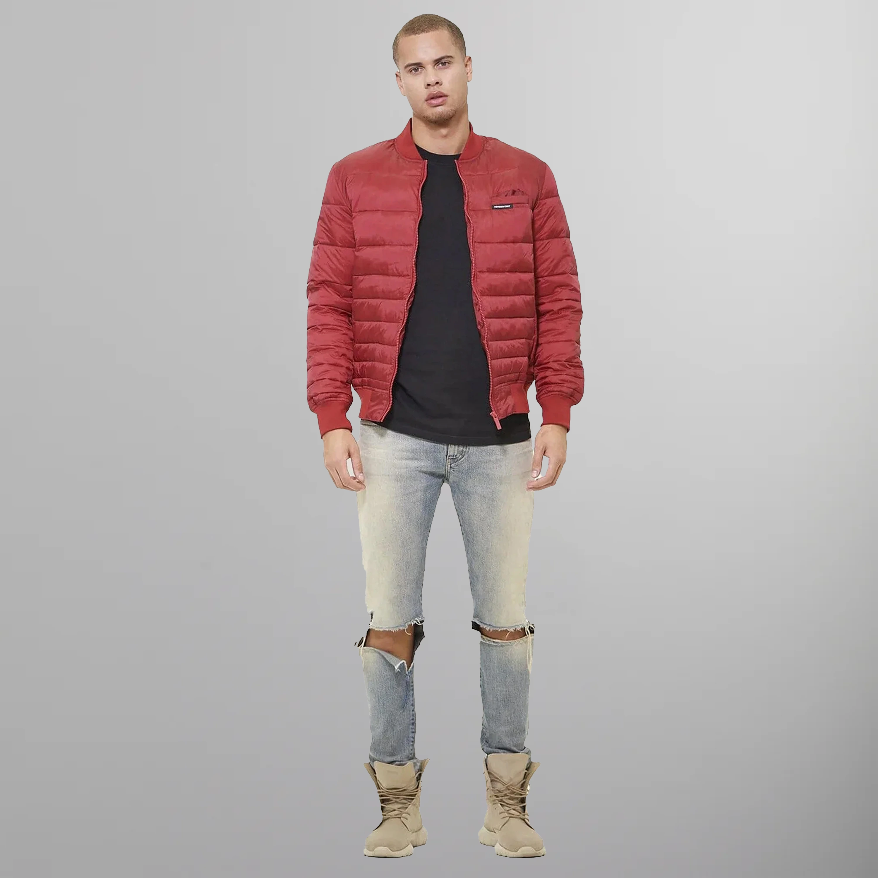 Men's Solid Puffer Jacket - FINAL SALE Men's Jackets Members Only 