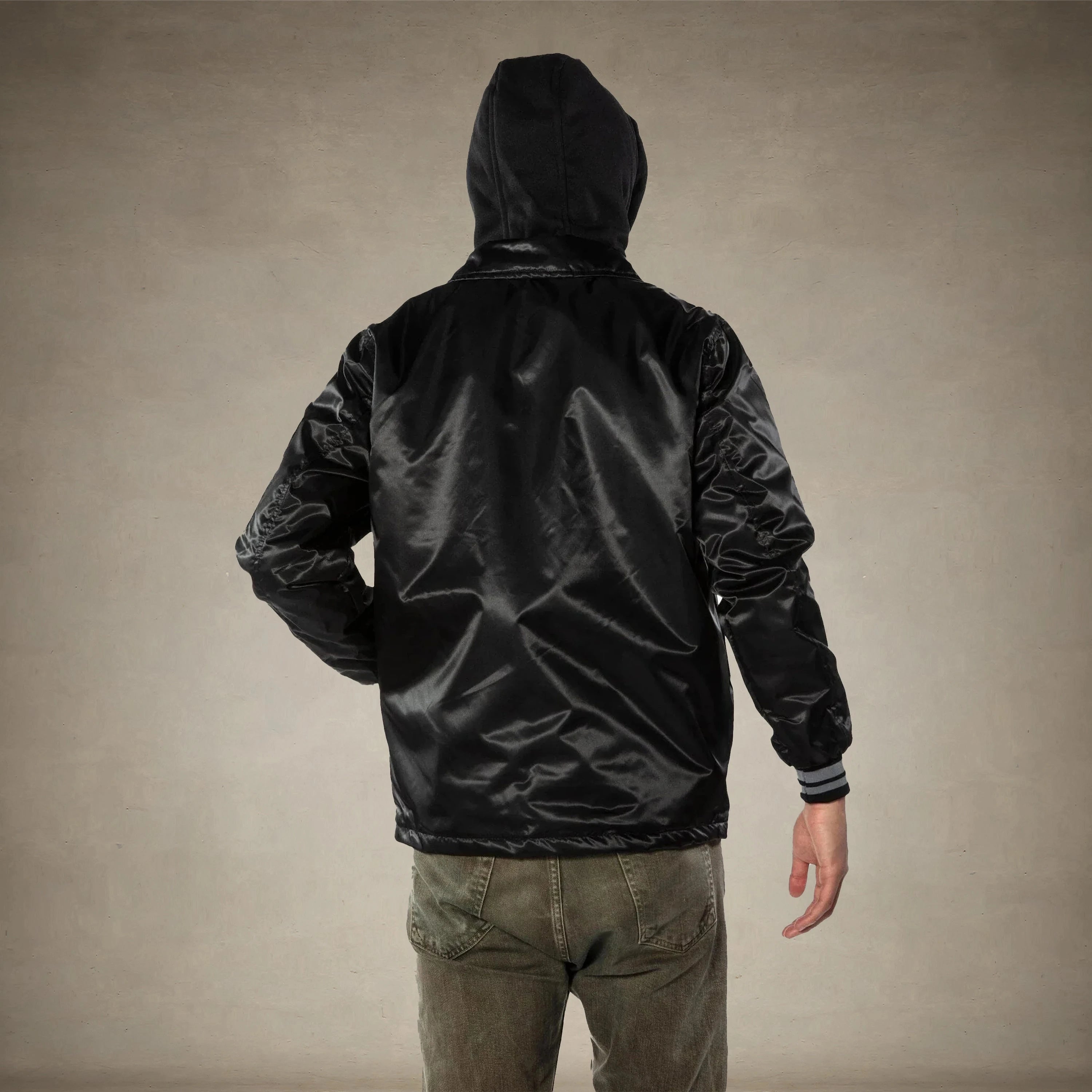 Men's Coach Jacket with Fleece Hood - FINAL SALE Men's Jackets Members Only® 