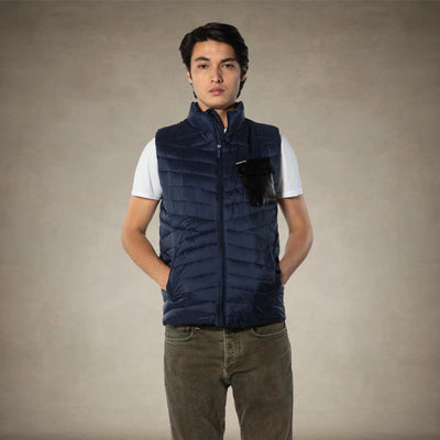 Men's Puffer Vest Jacket - FINAL SALE Men's Jackets Members Only® Navy Small 