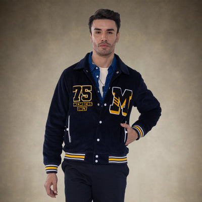 Men's Corduroy Varsity Jacket