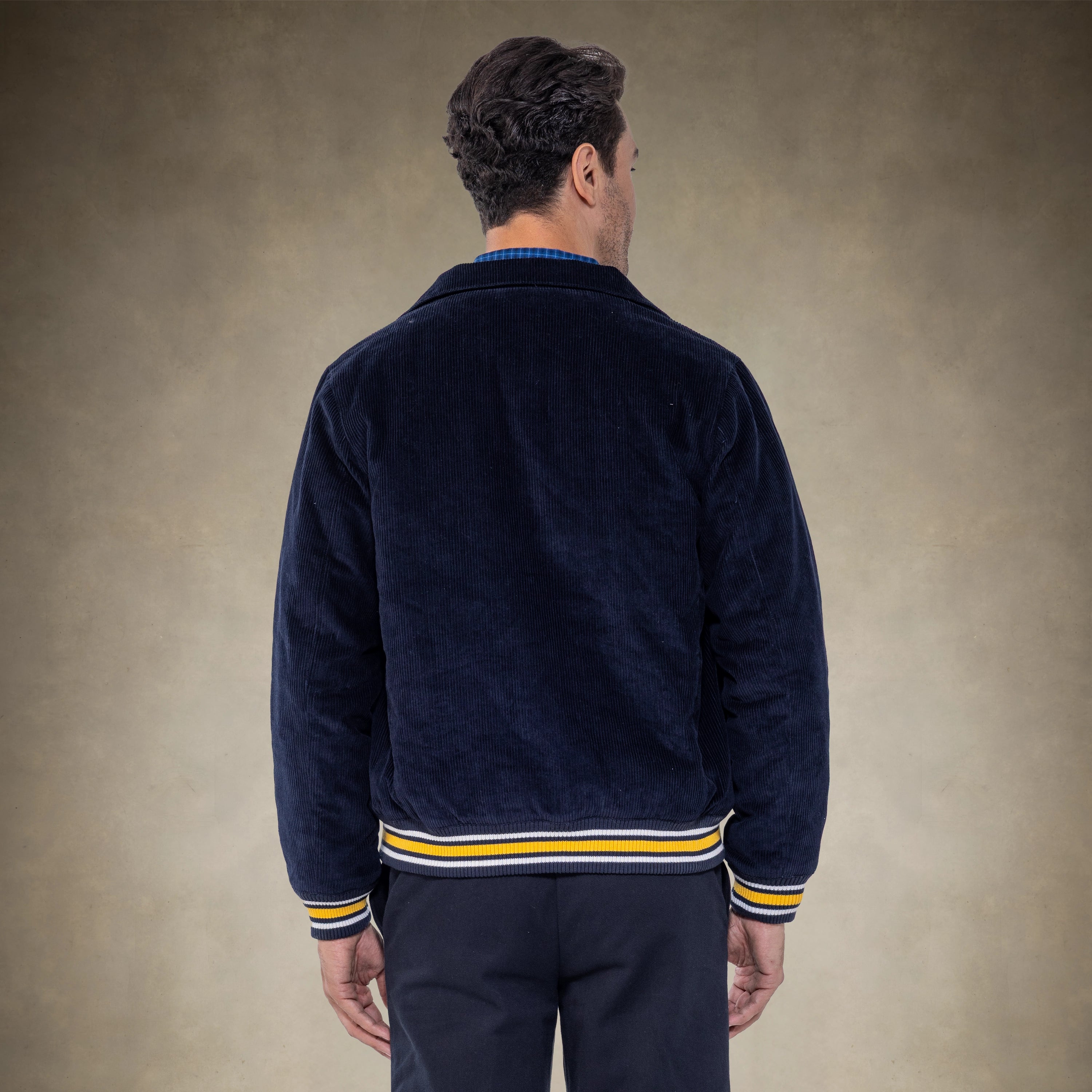 Men's Corduroy Varsity Jacket