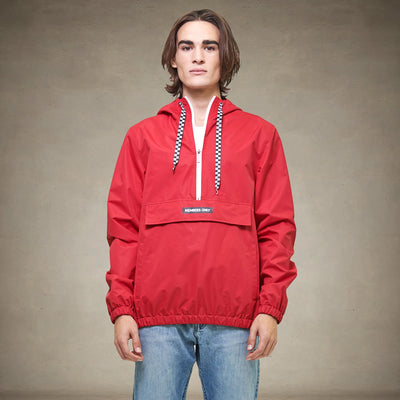 Men's Solid Pullover Jacket - FINAL SALE Men's Jackets Members Only® Red Medium 