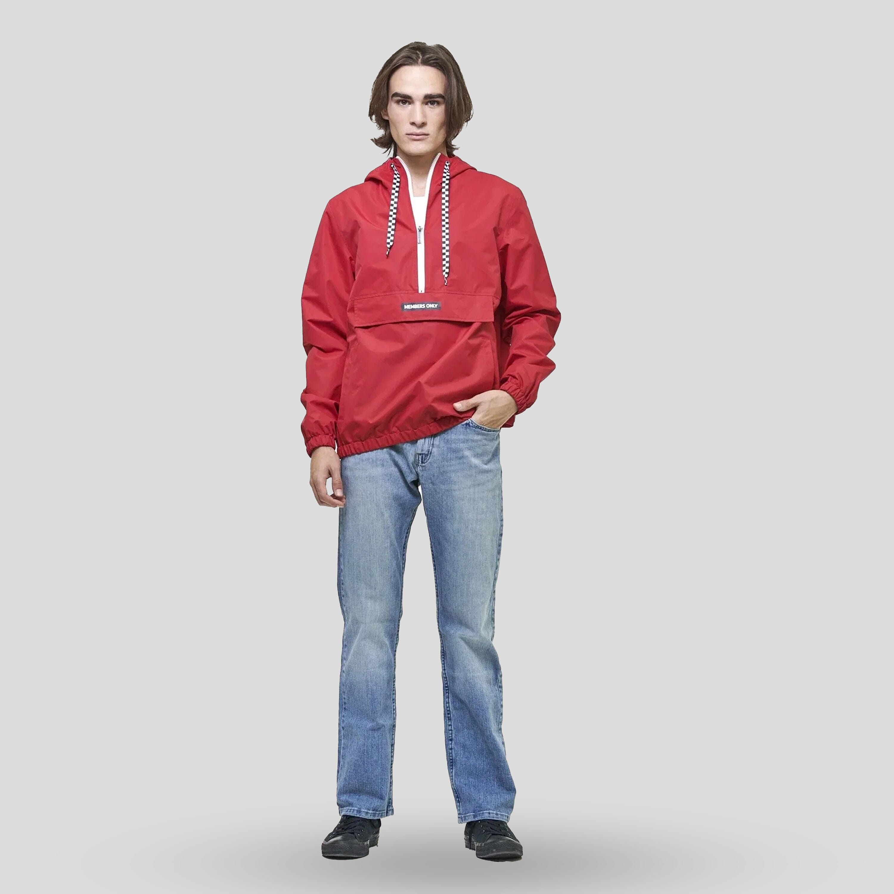 Men's Solid Pullover Jacket - FINAL SALE Men's Jackets Members Only 
