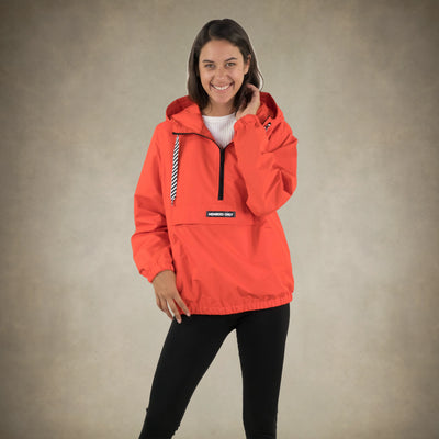 Women's Solid Popover Windbreaker Jacket