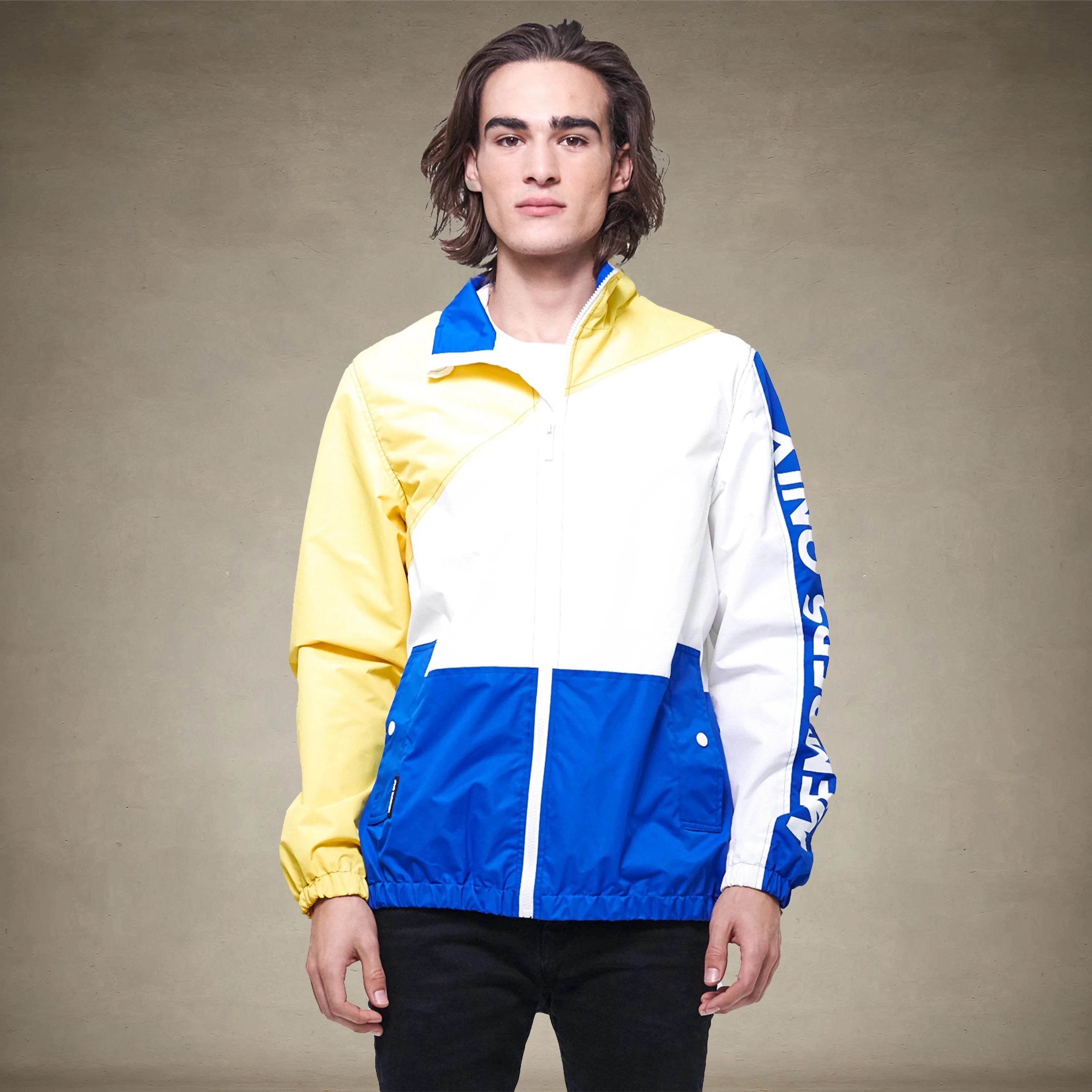 Men's Nautical Color Block Jacket - FINAL SALE Men's Jackets Members Only® Yellow Small 