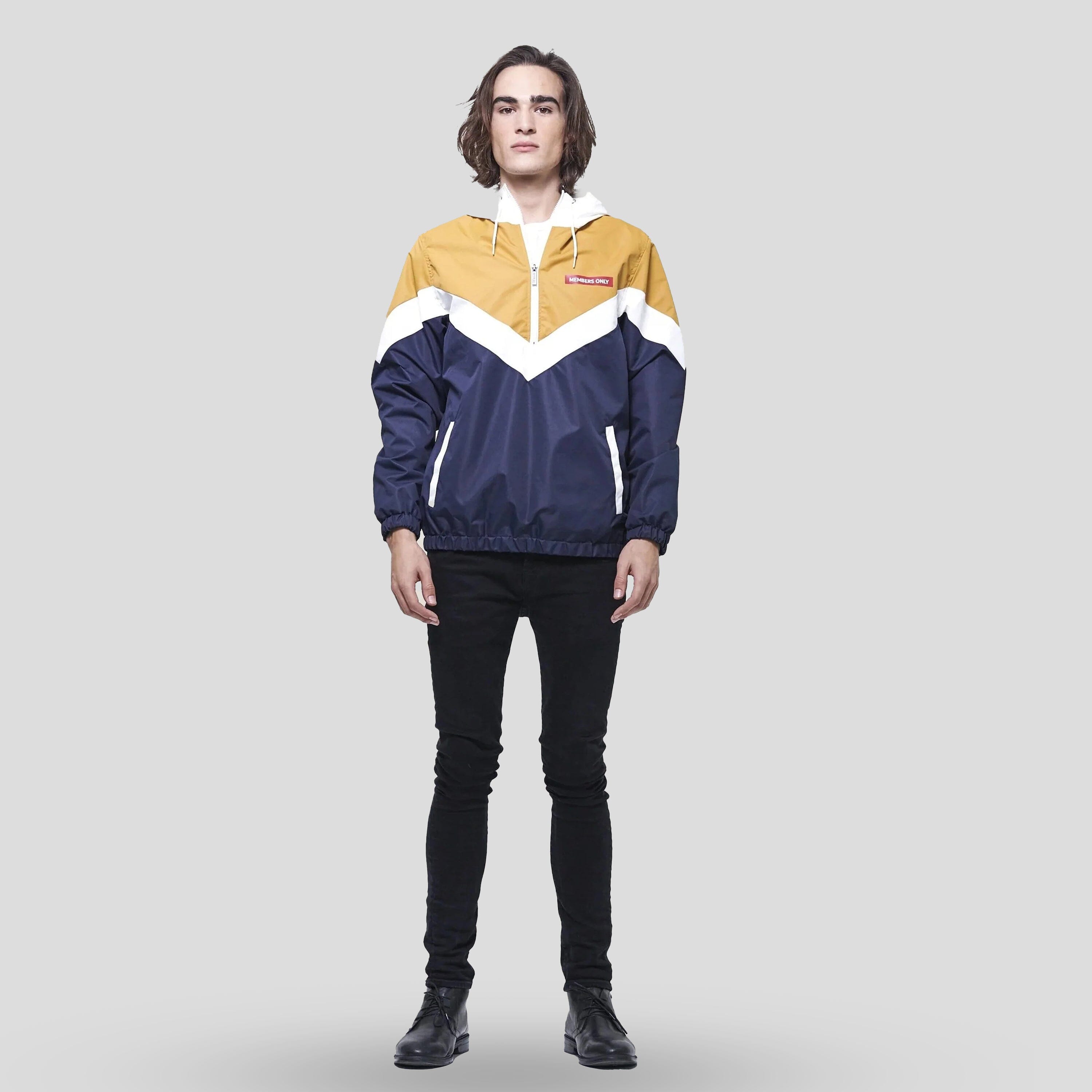 Men's Color Block Pullover Jacket - FINAL SALE Men's Jackets Members Only 