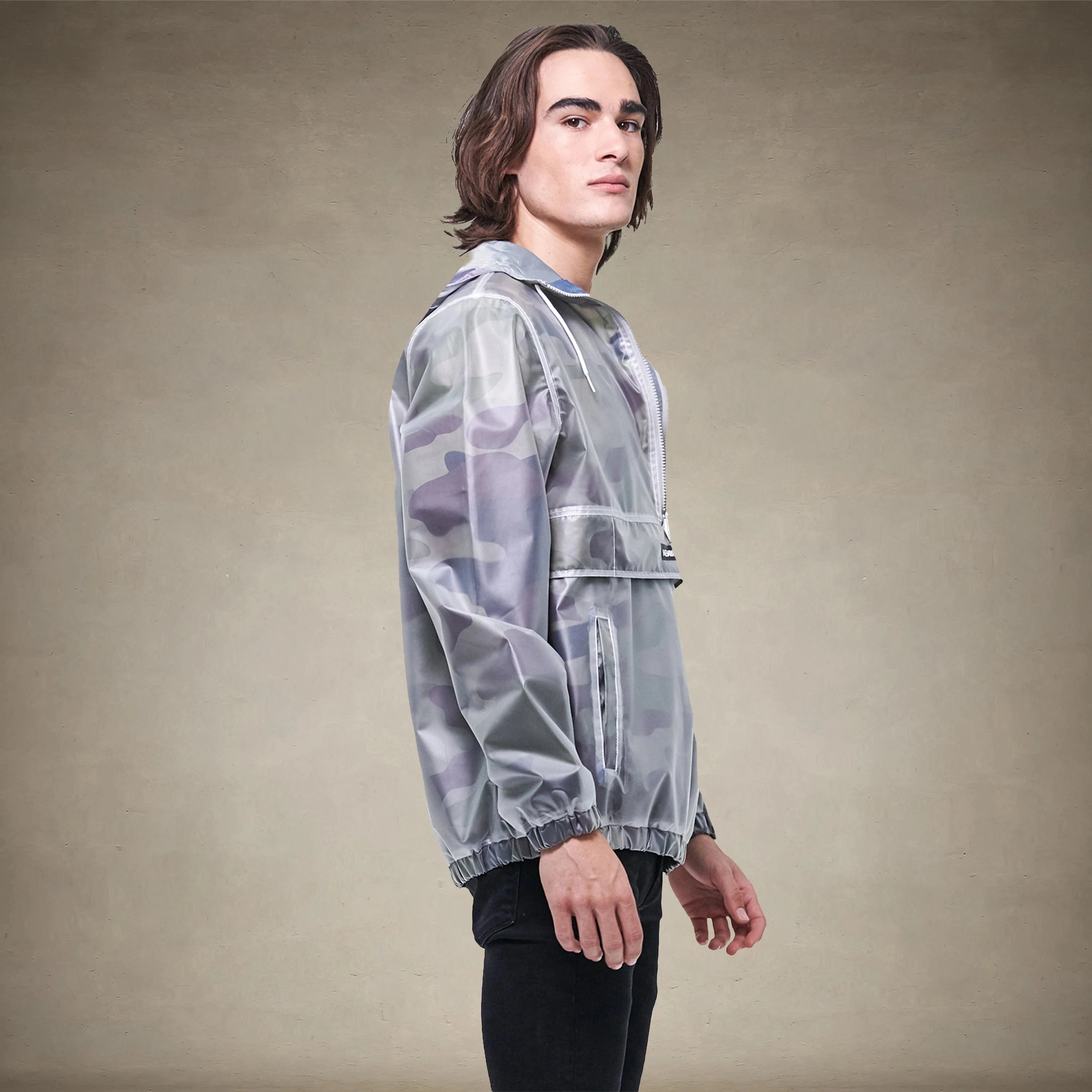 Men's Printed Camo + Translucent Layering Jacket - FINAL SALE Men's Jackets Members Only® 