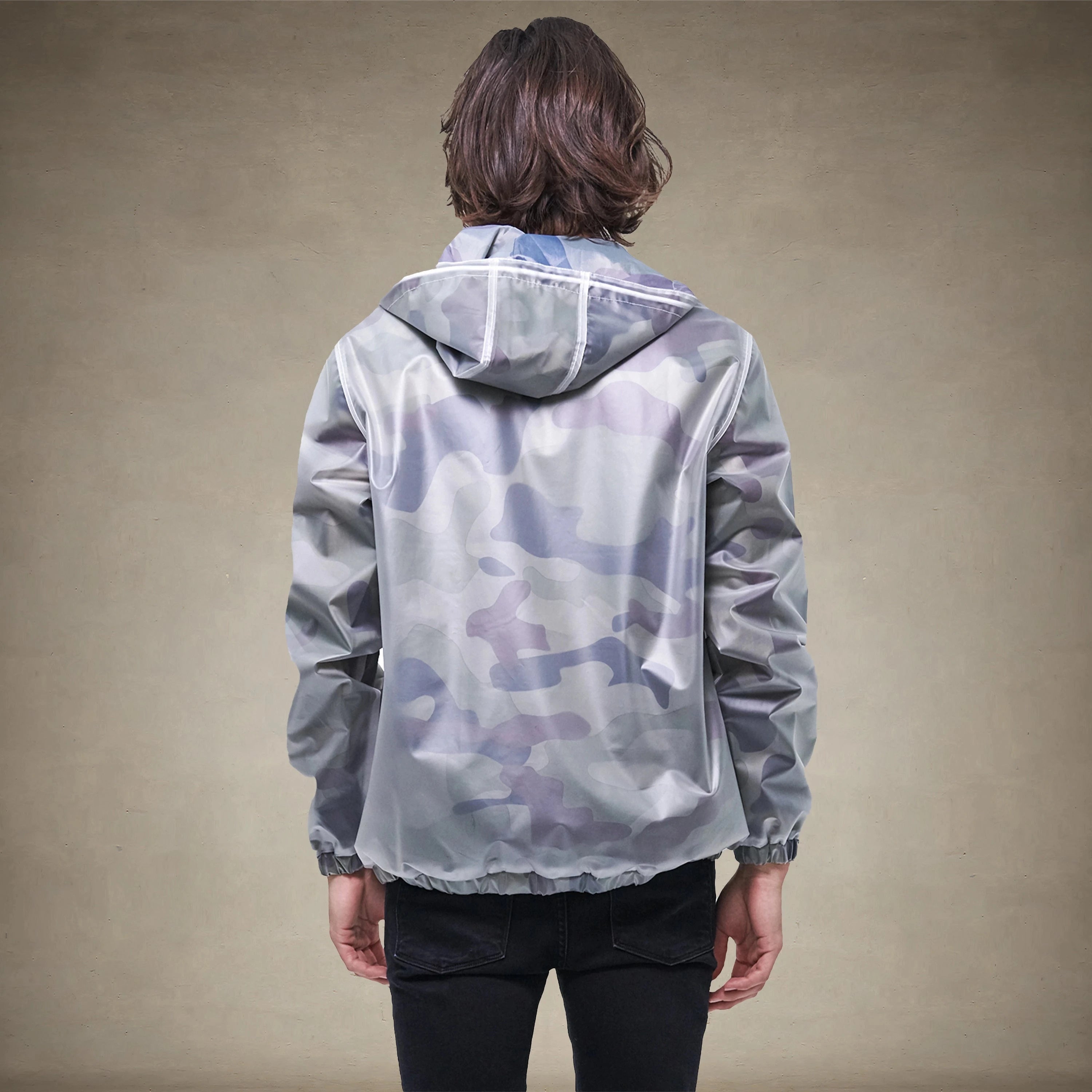 Men's Printed Camo + Translucent Layering Jacket - FINAL SALE Men's Jackets Members Only® 