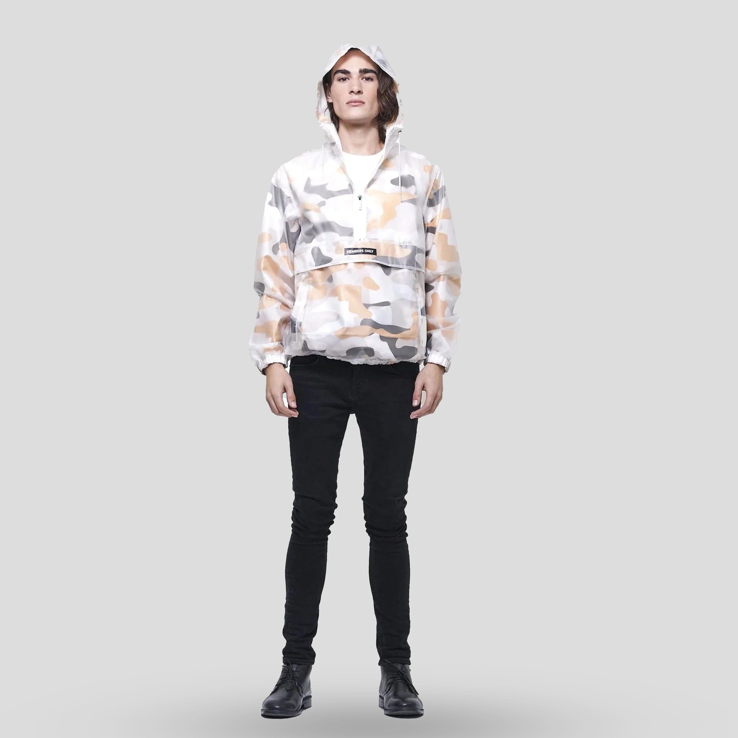 Men's Printed Camo + Translucent Layering Jacket - FINAL SALE Men's Jackets Members Only 