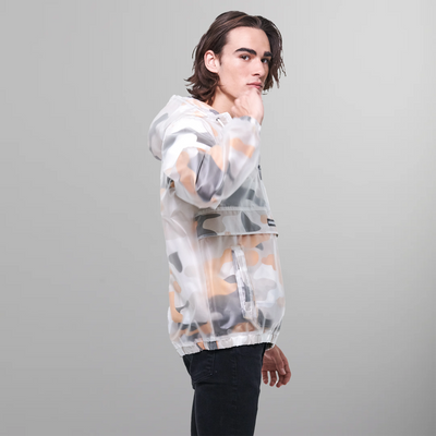 Men's Printed Camo + Translucent Layering Jacket - FINAL SALE Men's Jackets Members Only | Maze Camo