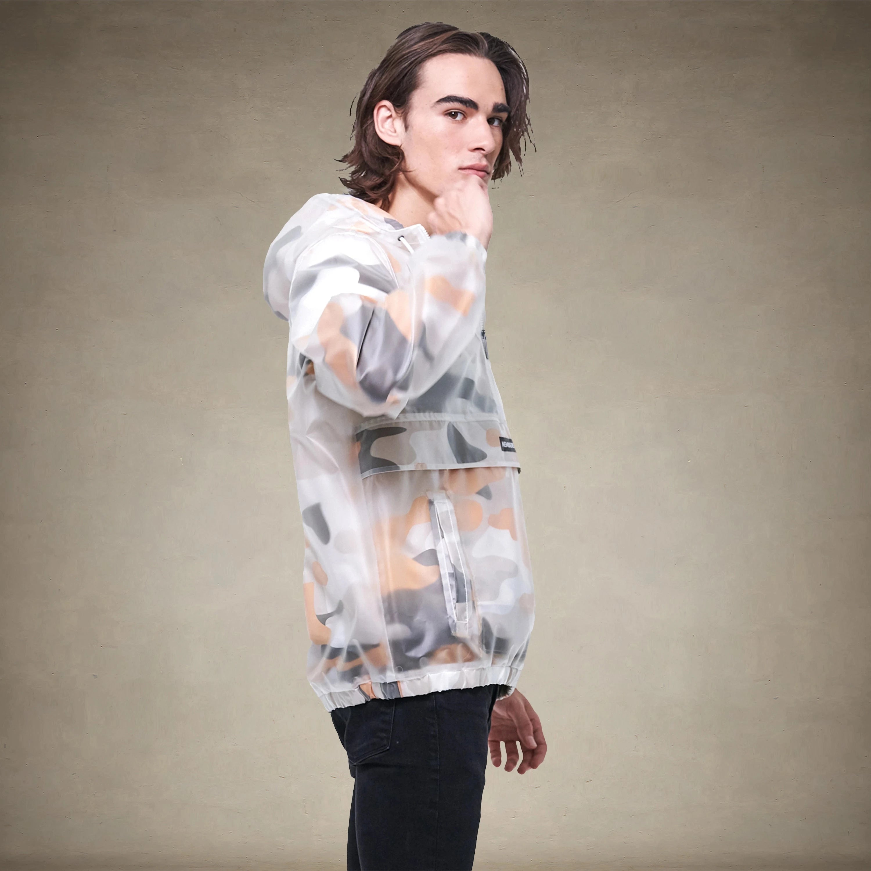 Men's Printed Camo + Translucent Layering Jacket - FINAL SALE Men's Jackets Members Only® 