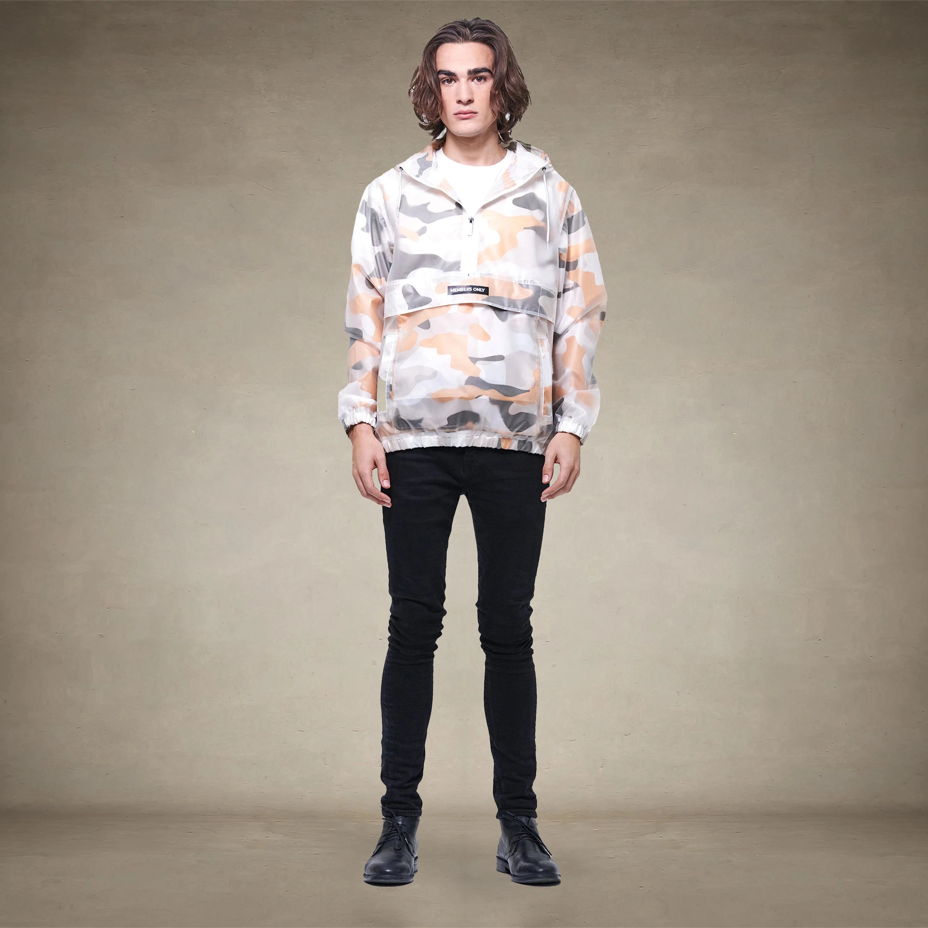 Men's Printed Camo + Translucent Layering Jacket - FINAL SALE Men's Jackets Members Only® 