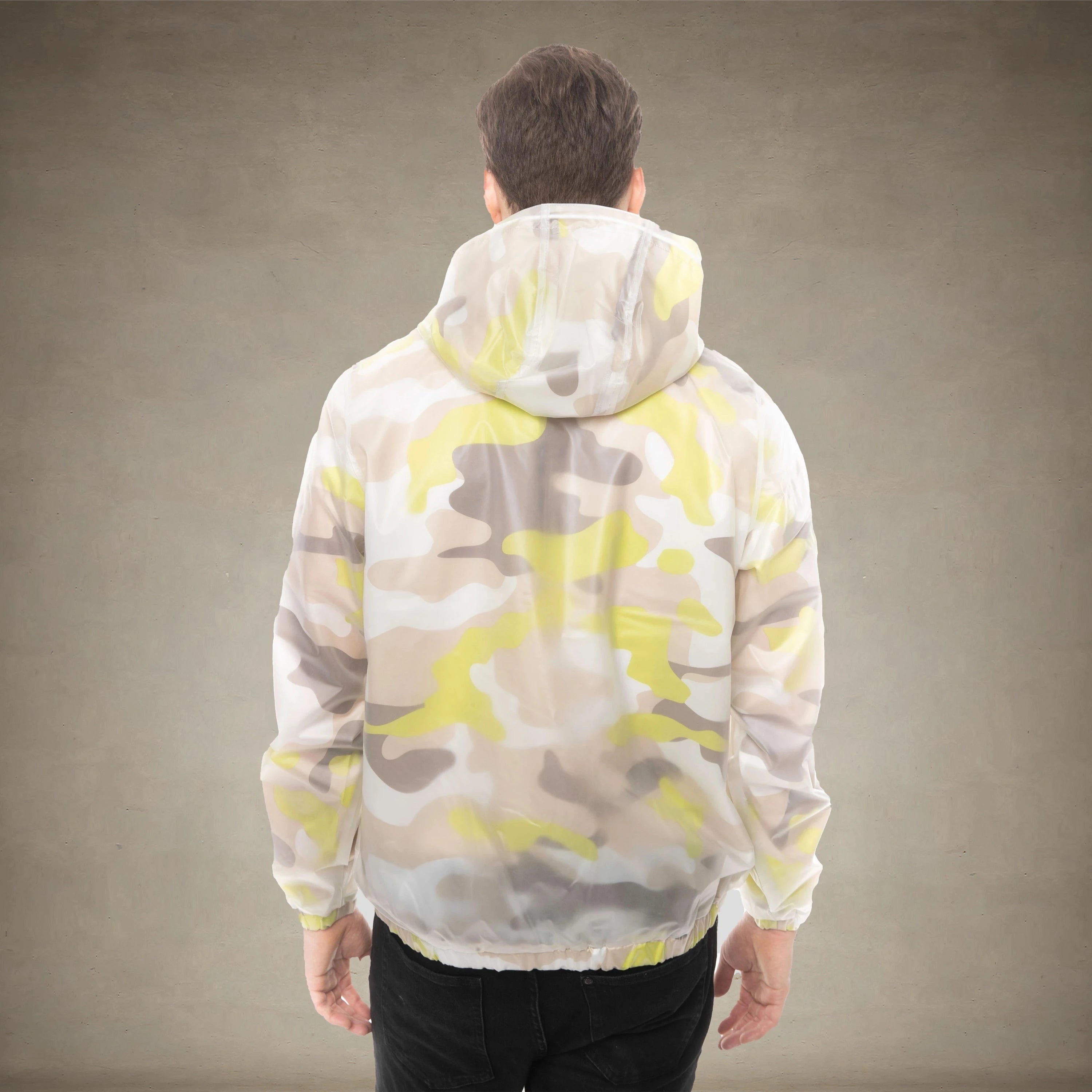 Men's Translucent Camo Print Popover Jacket - FINAL SALE Men's Jackets Members Only® 