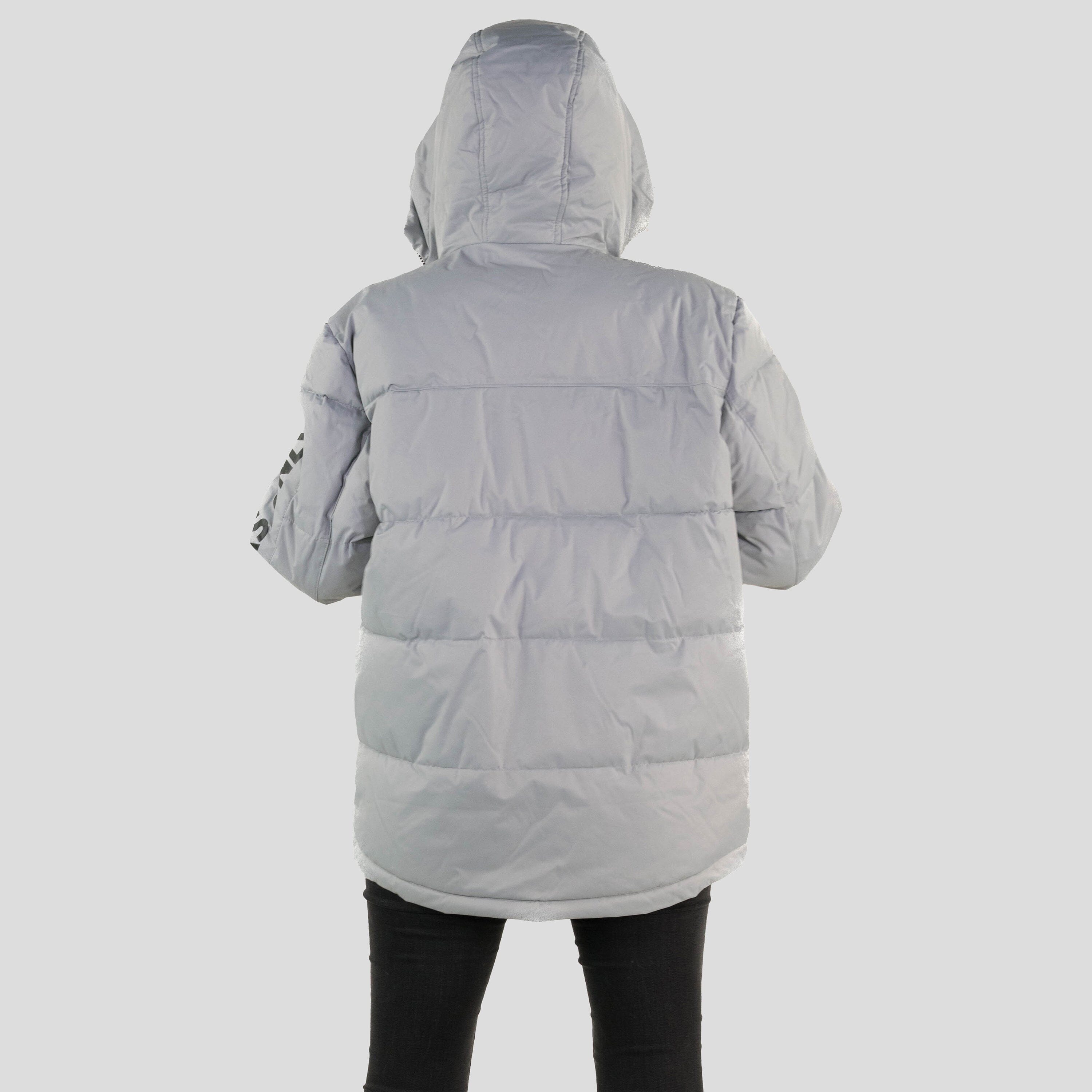 Women's Twill Block Puffer Oversized Jacket - FINAL SALE Womens Jacket Members Only 