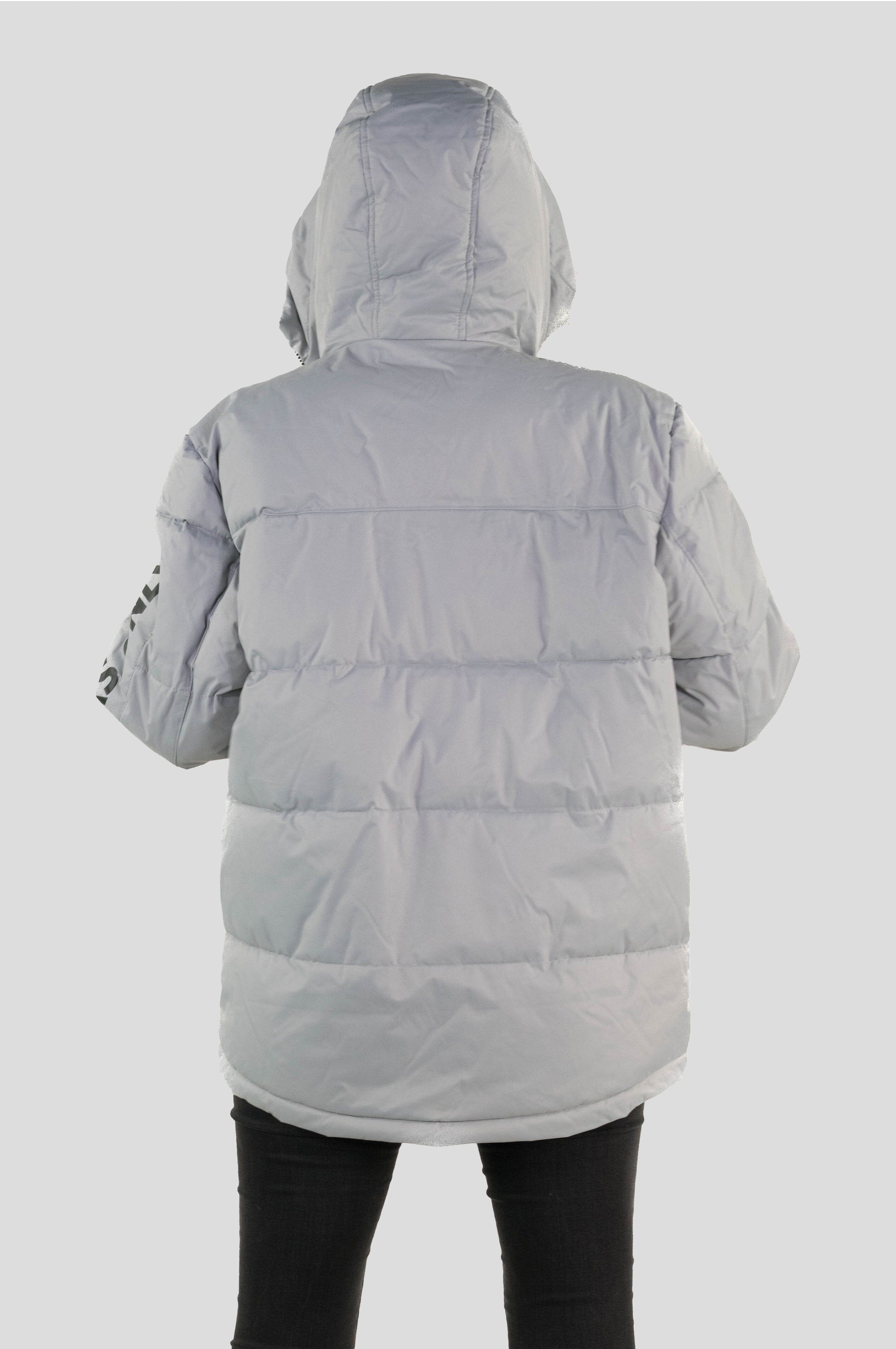 Women's Twill Block Puffer Oversized Jacket - FINAL SALE Womens Jacket Members Only 