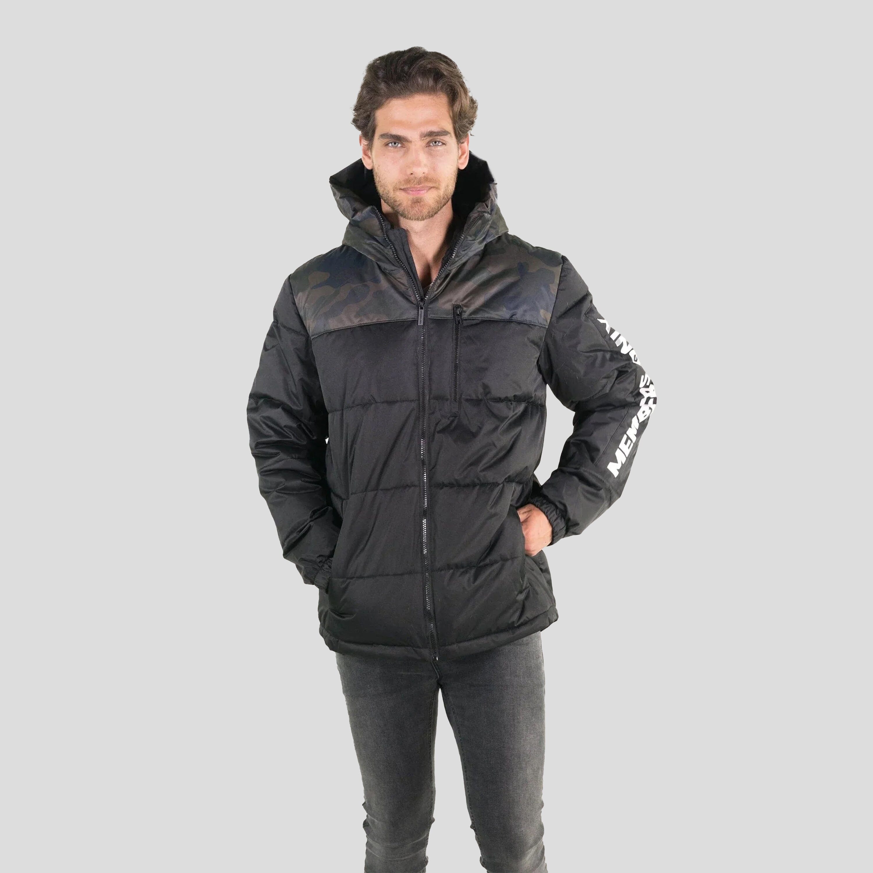 Men's Twill Block Puffer Jacket - FINAL SALE Men's Jackets Members Only 