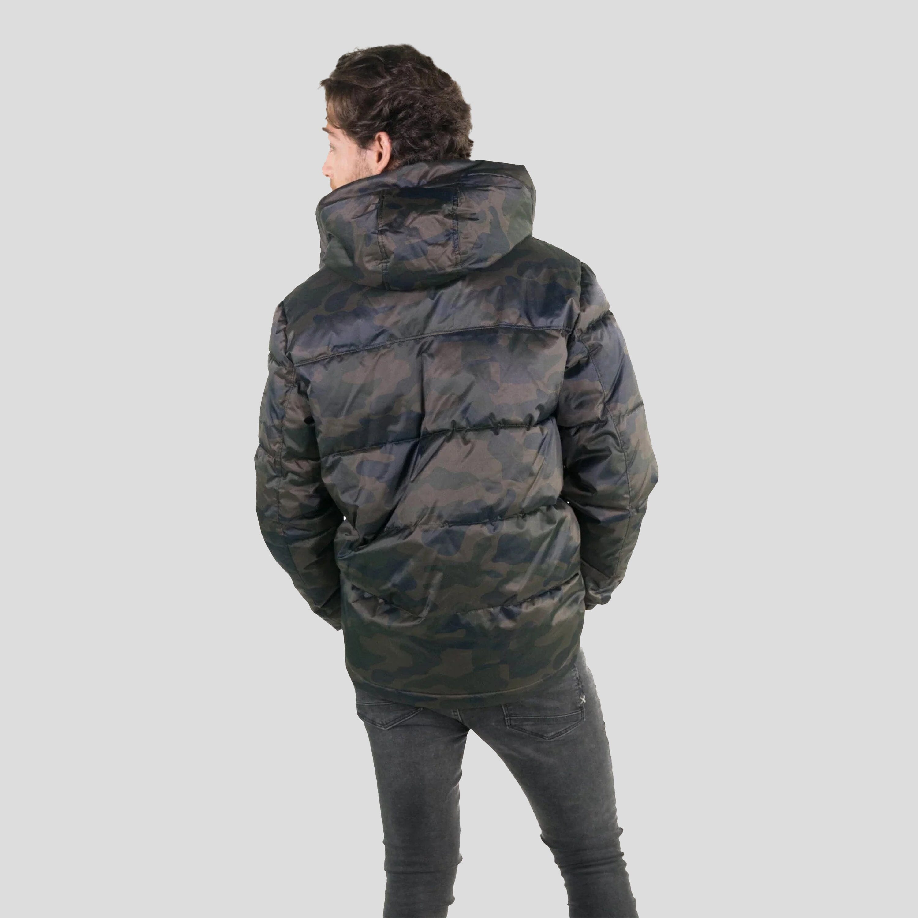 Men's Twill Block Puffer Jacket - FINAL SALE Men's Jackets Members Only 