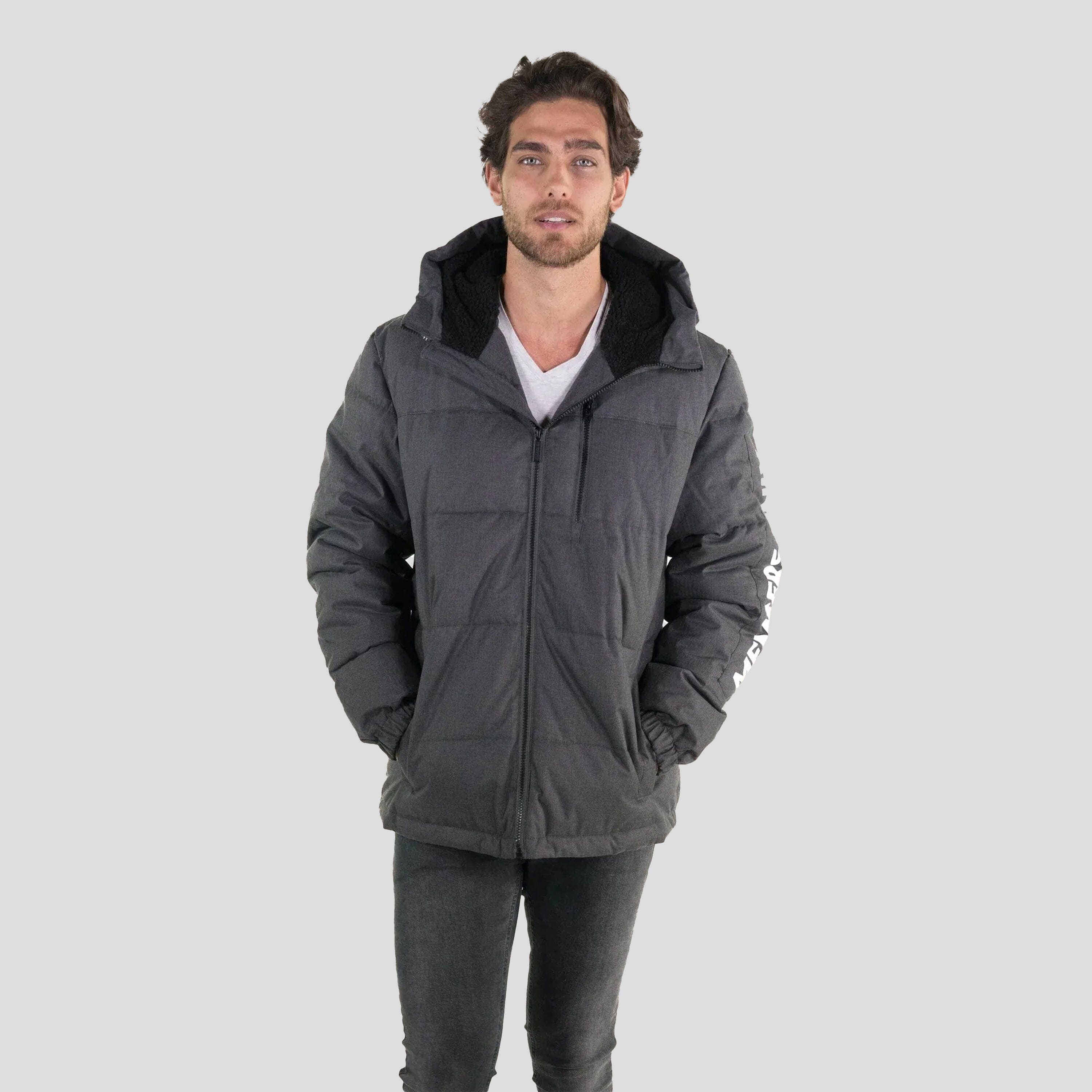 Men's Twill Block Puffer Jacket - FINAL SALE Men's Jackets Members Only 