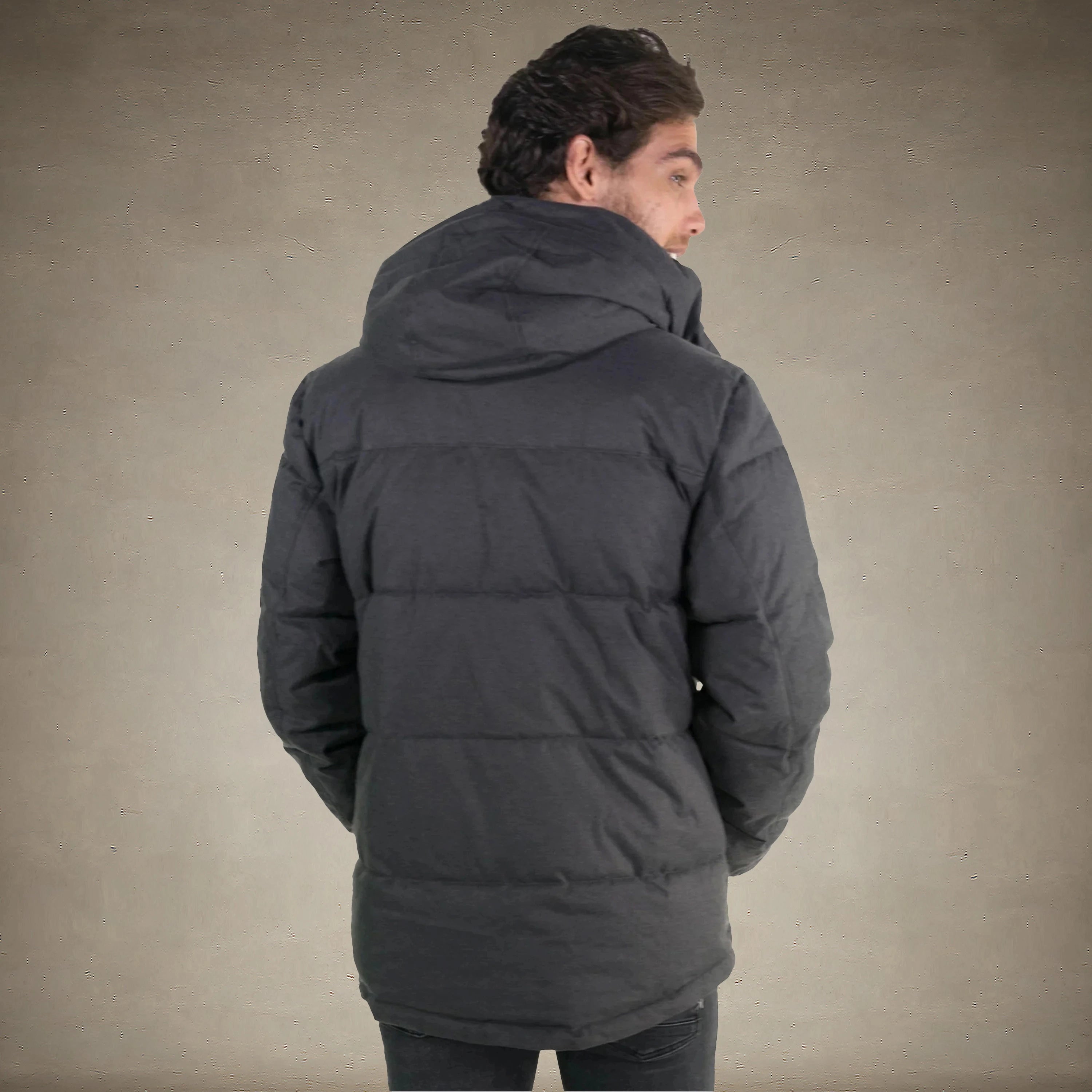 Men's Twill Block Puffer Jacket - FINAL SALE Men's Jackets Members Only® 