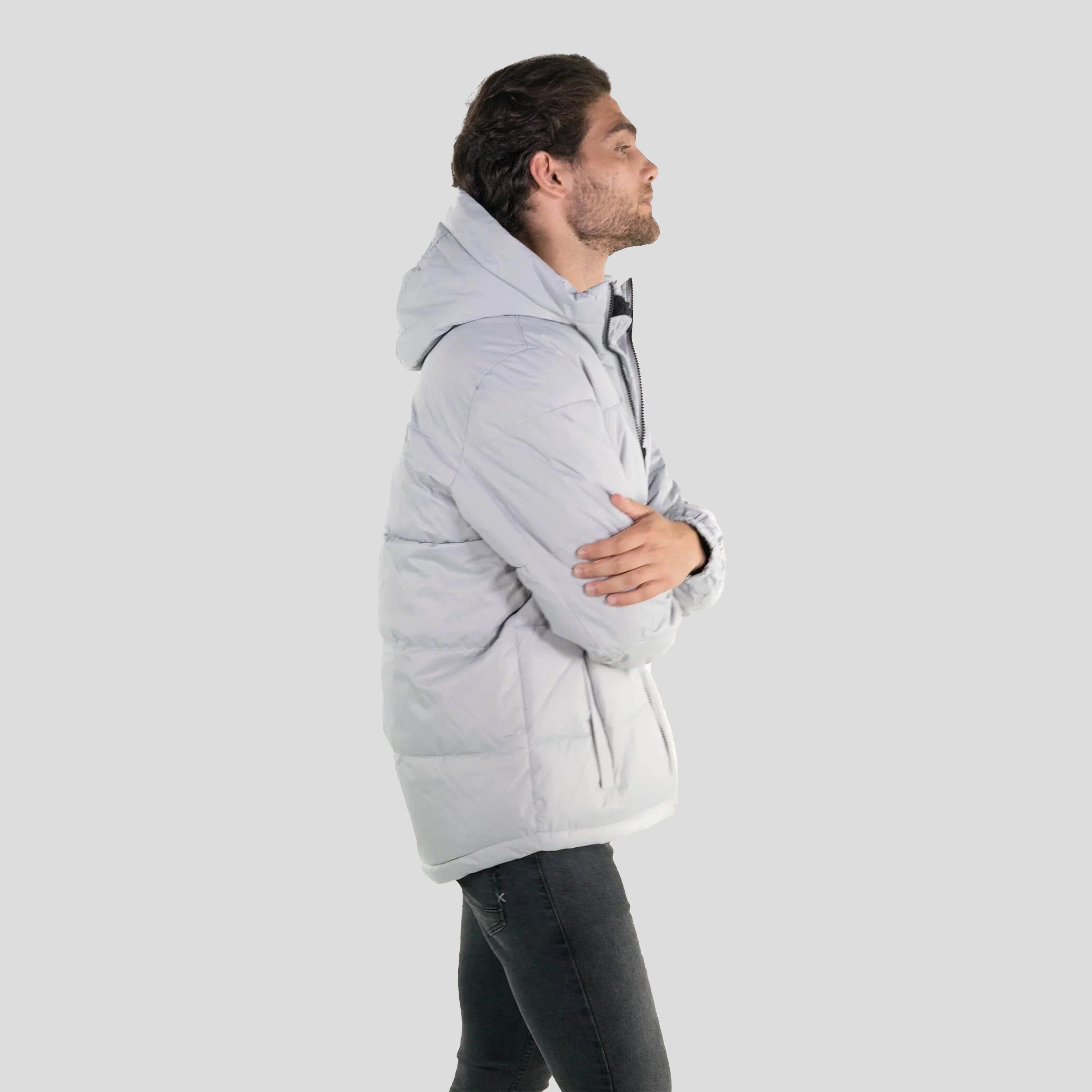 Men's Twill Block Puffer Jacket - FINAL SALE Men's Jackets Members Only 