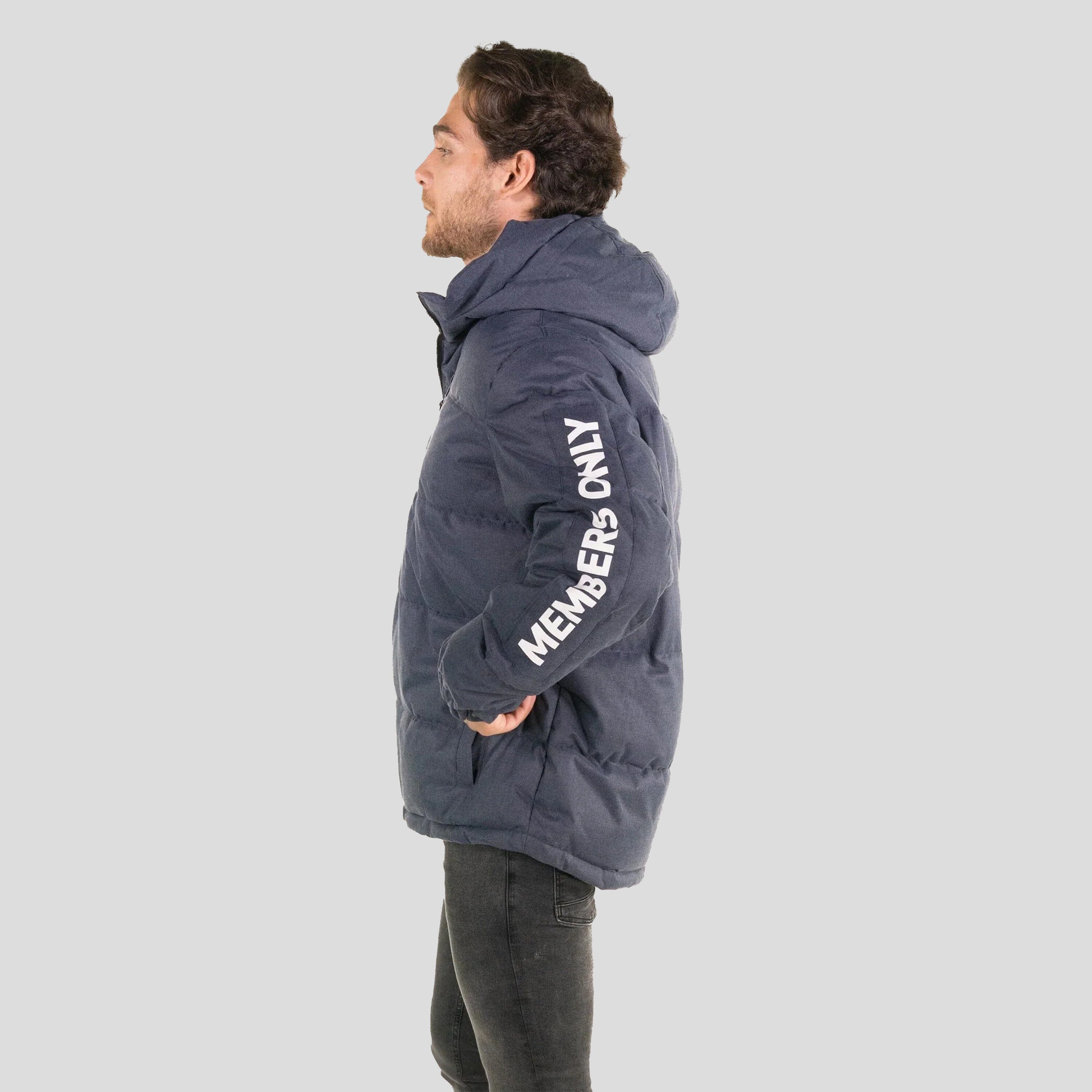 Men's Twill Block Puffer Jacket - FINAL SALE Men's Jackets Members Only 