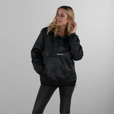 Women's Camo Popover Oversized Jacket - FINAL SALE Womens Jacket Members Only Camouflage Small 