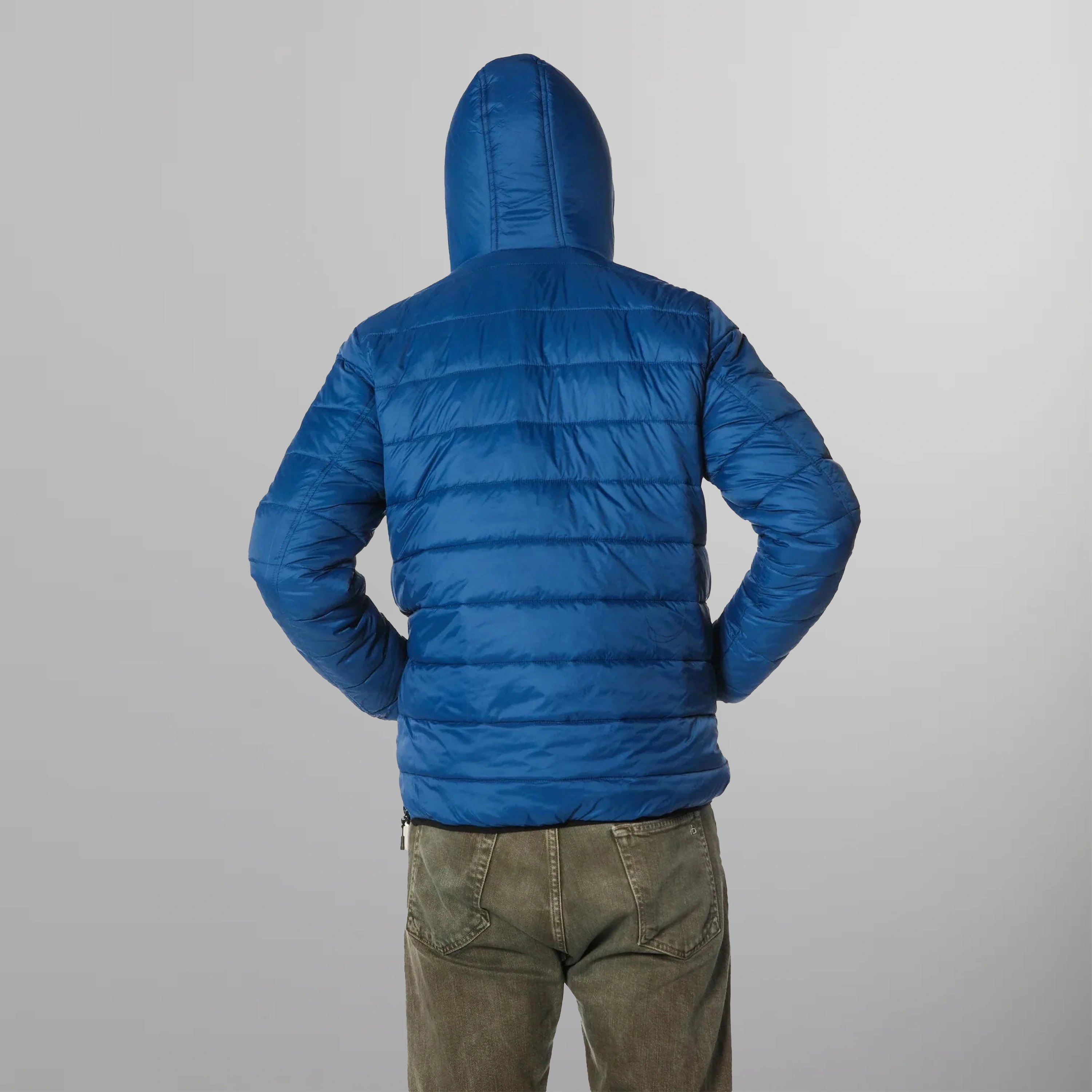 Men's Popover Puffer Jacket - FINAL SALE Men's Jackets Members Only |  Blue