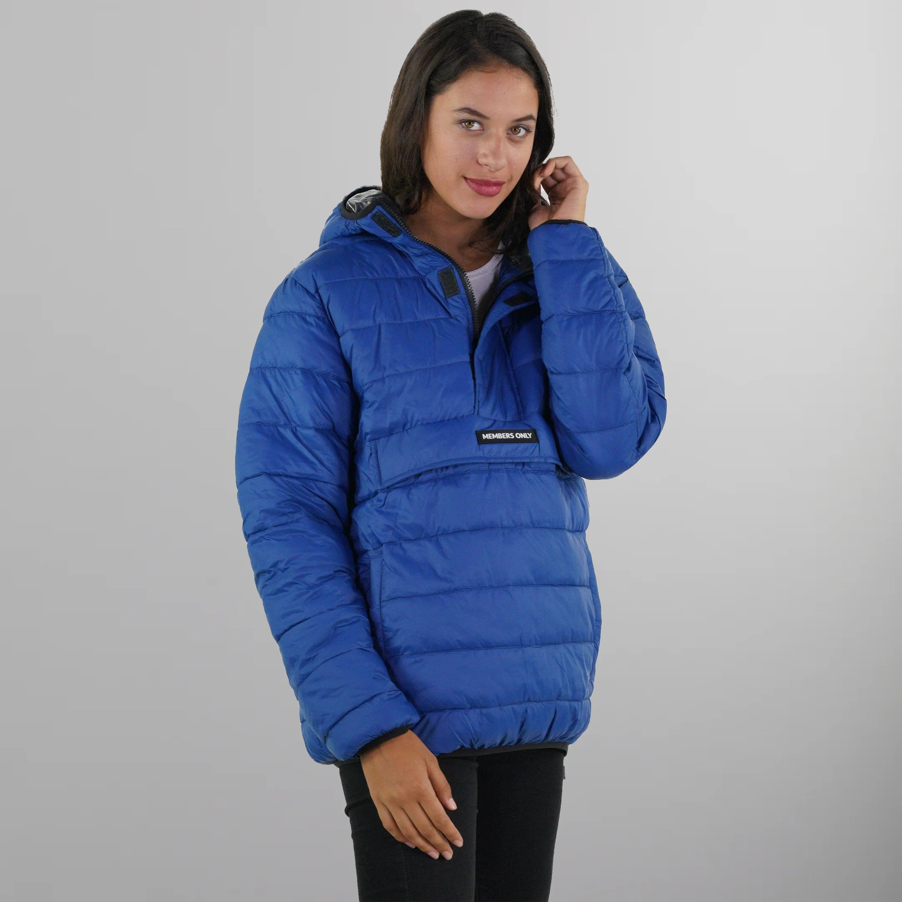 Women's Popover Puffer Oversized Jacket - FINAL SALE Womens Jacket Members Only 