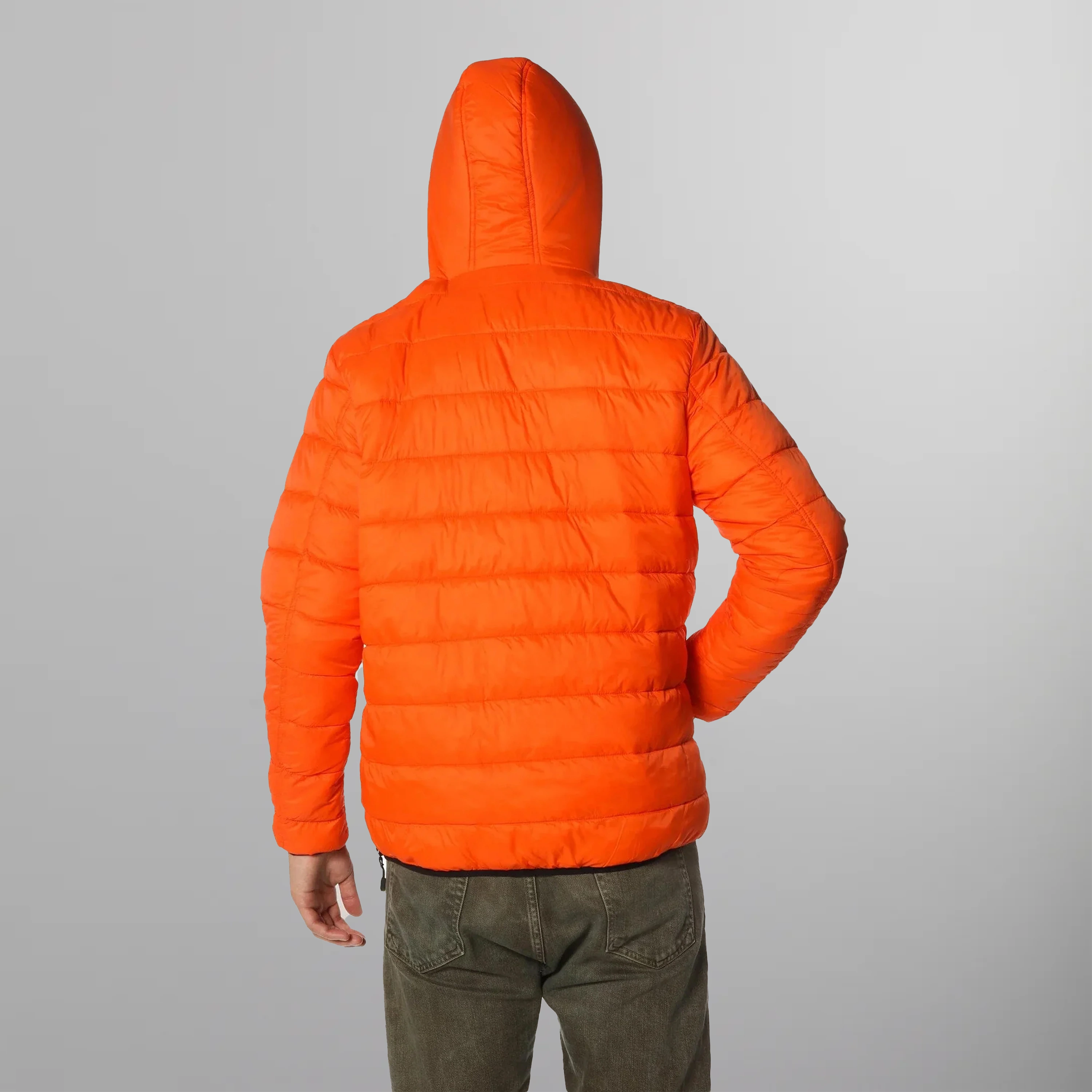 Men's Popover Puffer Jacket - FINAL SALE Men's Jackets Members Only |   Orange