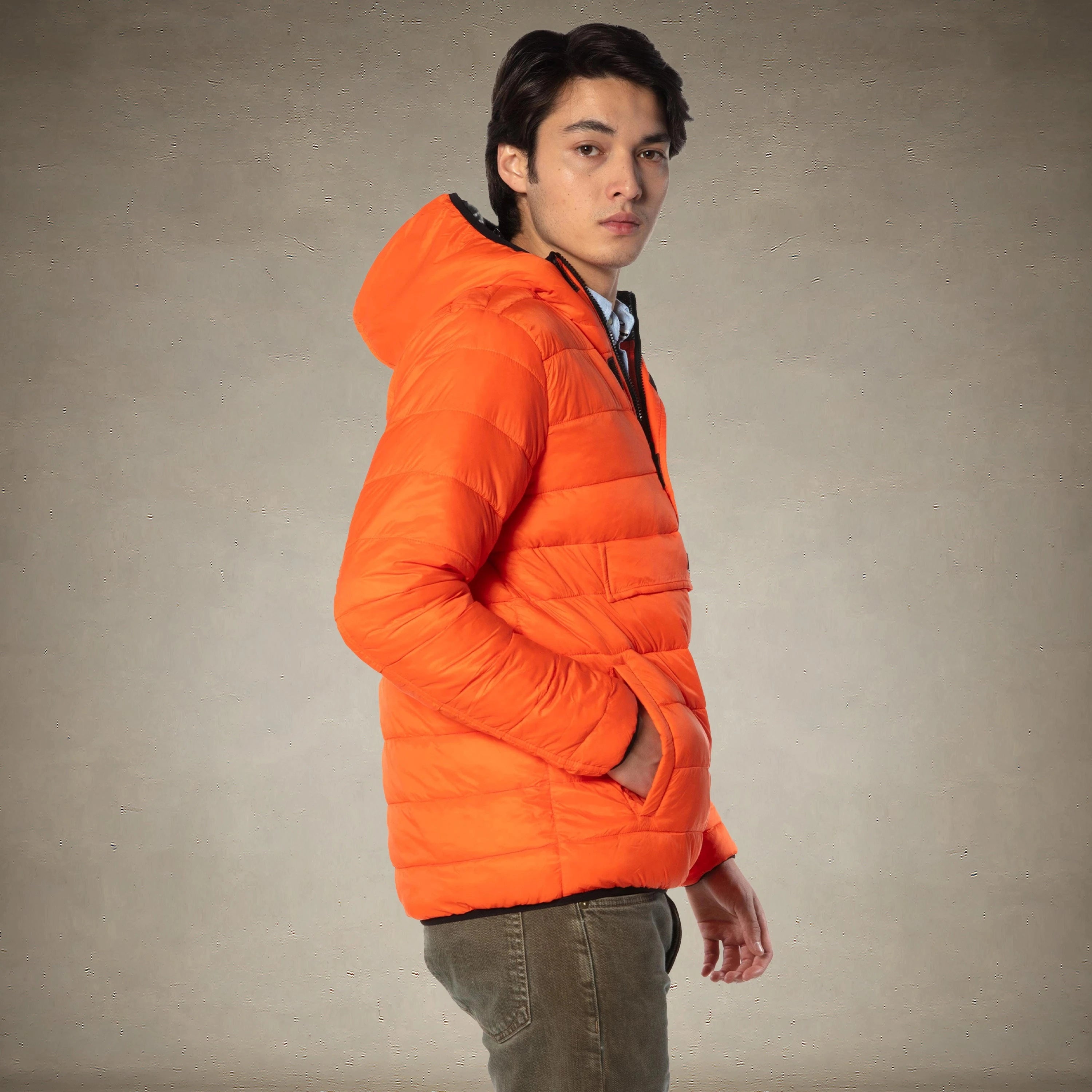 Men's Popover Puffer Jacket - FINAL SALE Men's Jackets Members Only® 