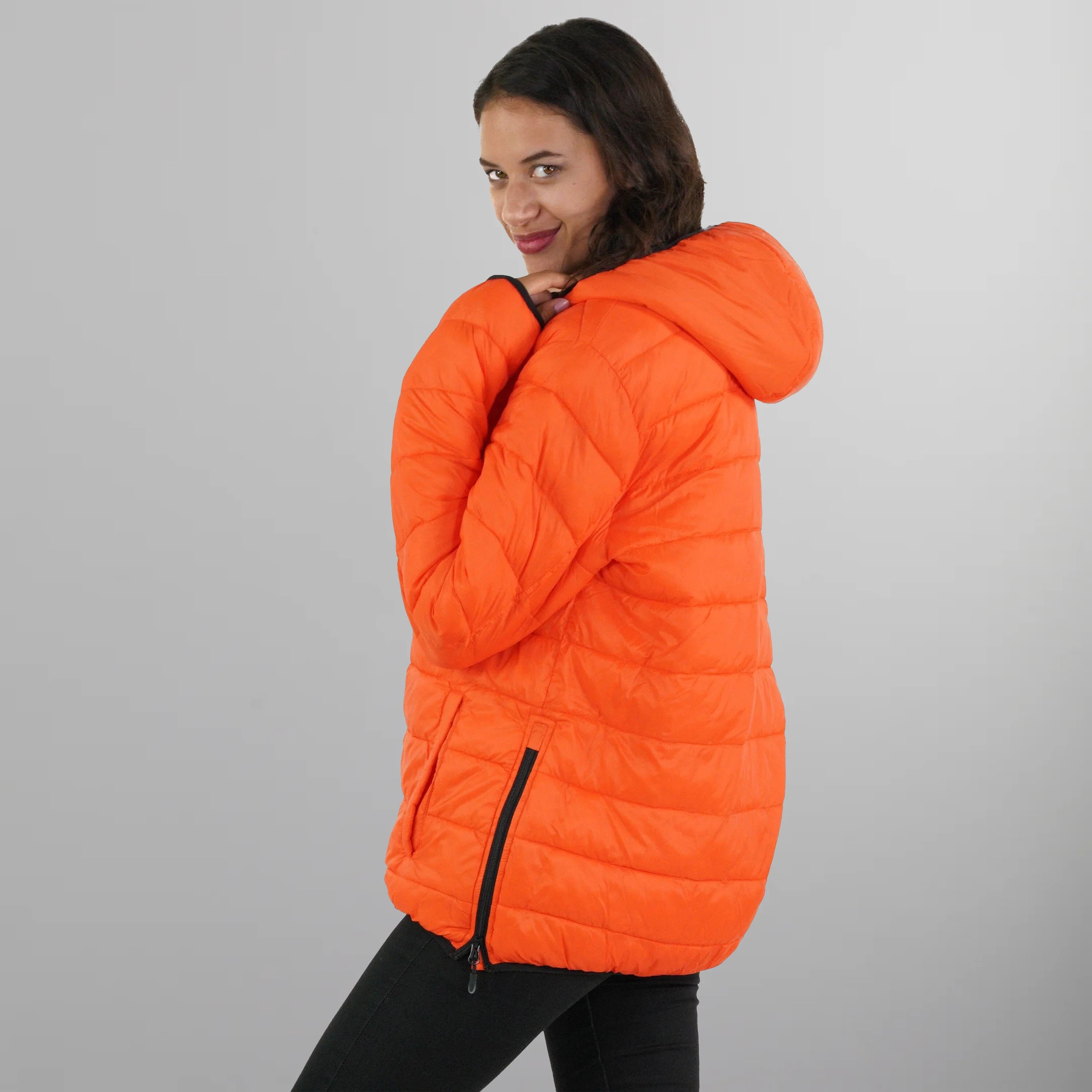 Women's Popover Puffer Oversized Jacket - FINAL SALE Womens Jacket Members Only 