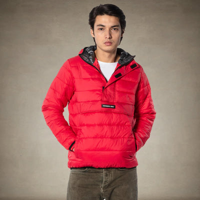 Men's Popover Puffer Jacket - FINAL SALE Men's Jackets Members Only® Red Small 